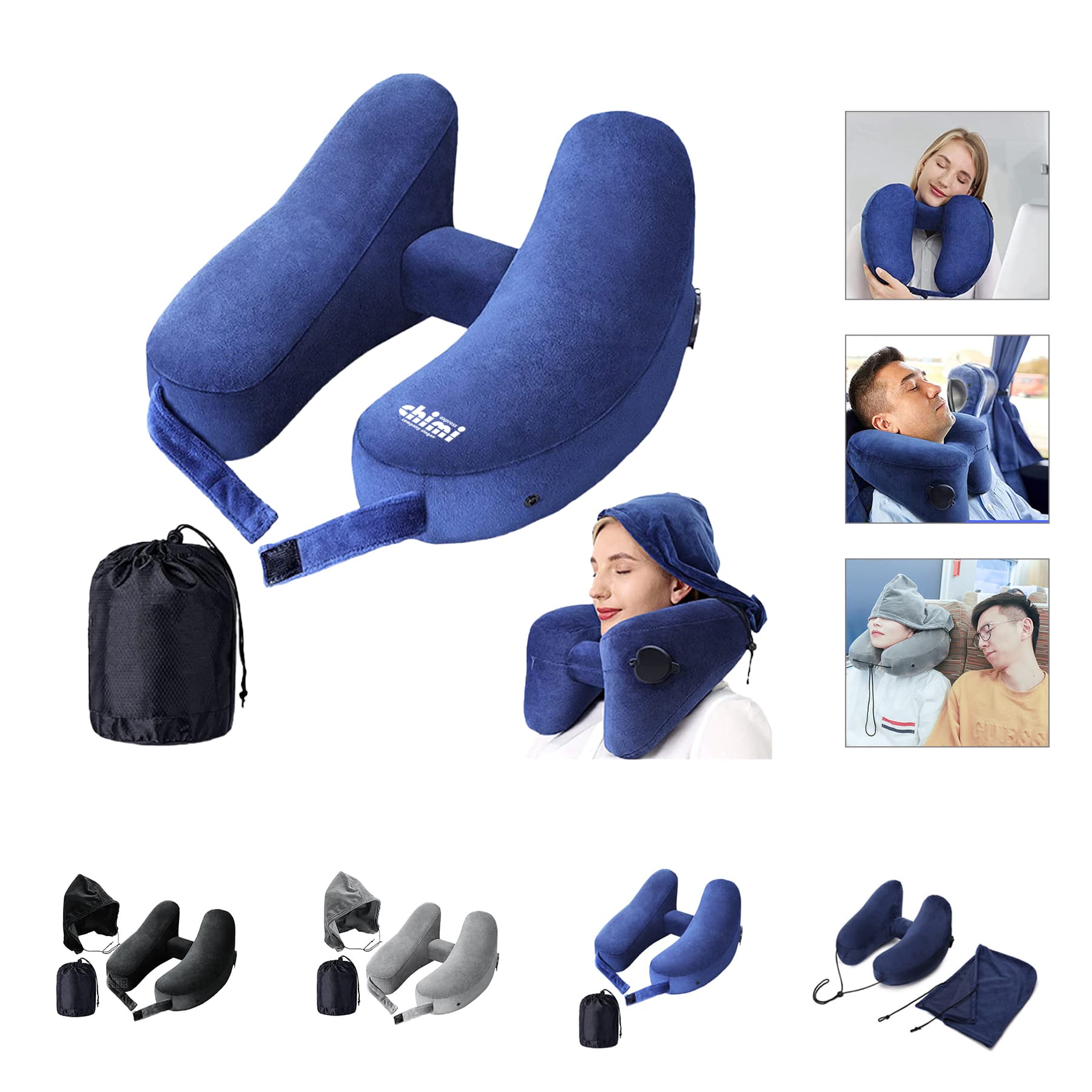 Airplane Pillow With Soft Velour Cover