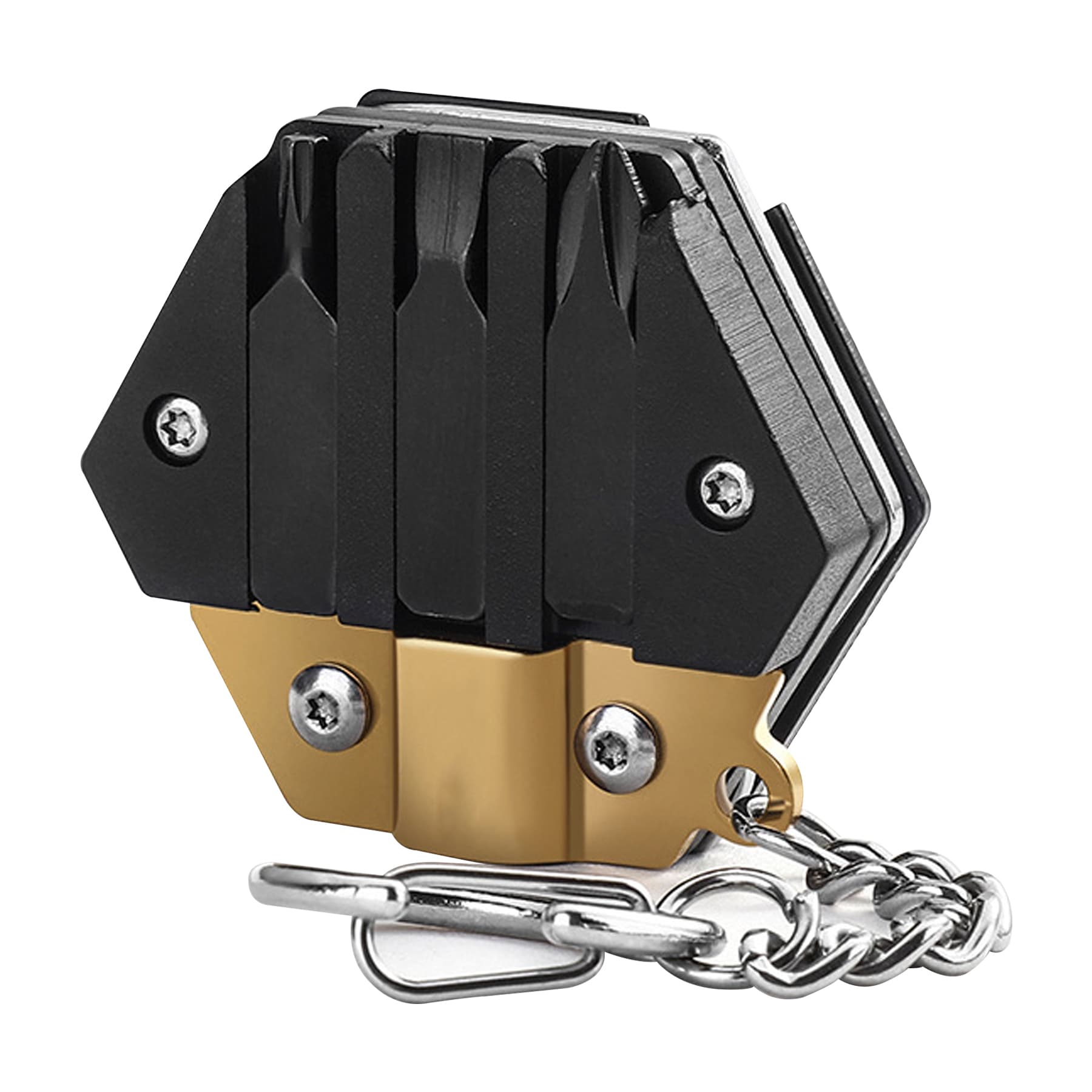 Mini Multitool Folding Tool Keychain