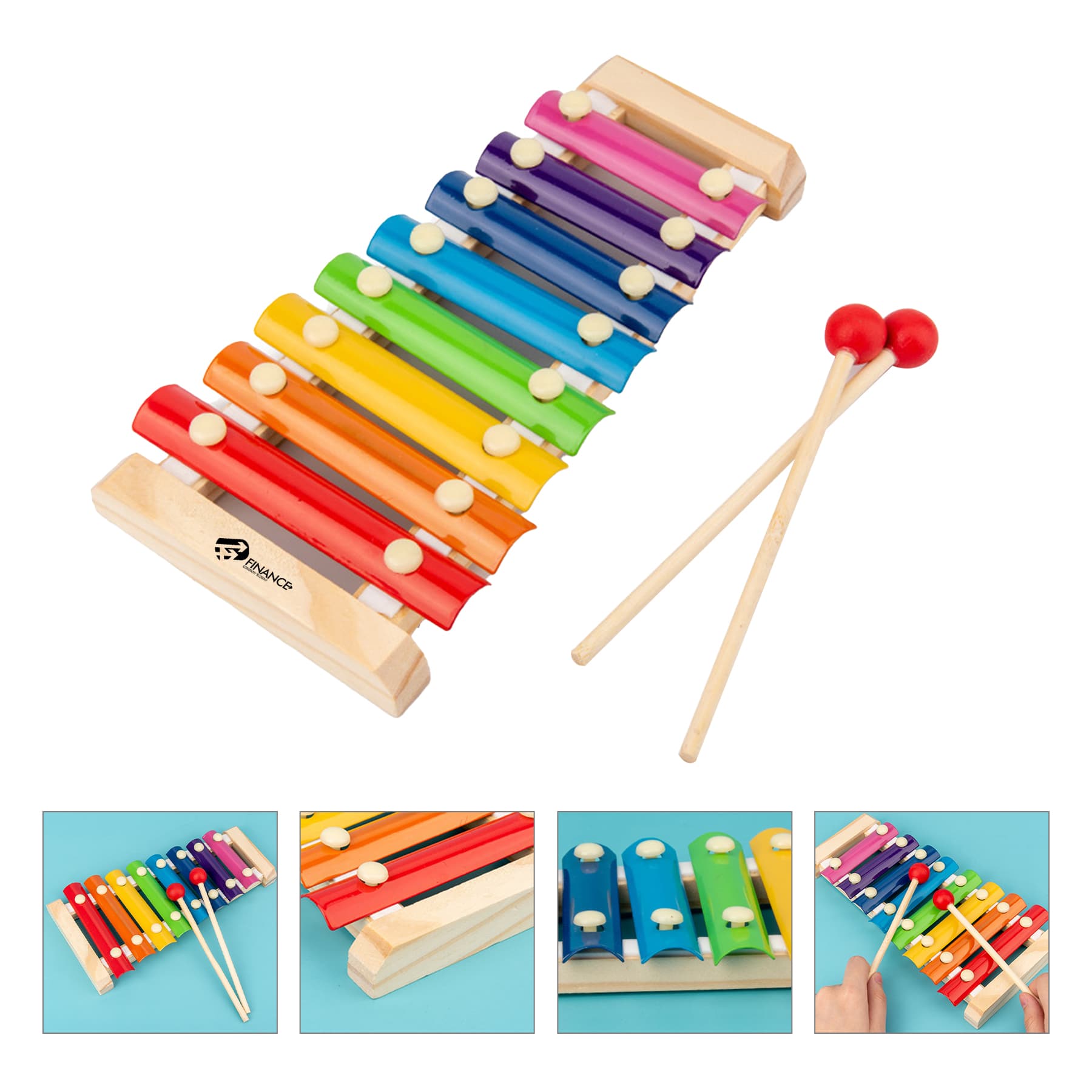 Kid Musical Toys Wooden Eight-Tone Piano