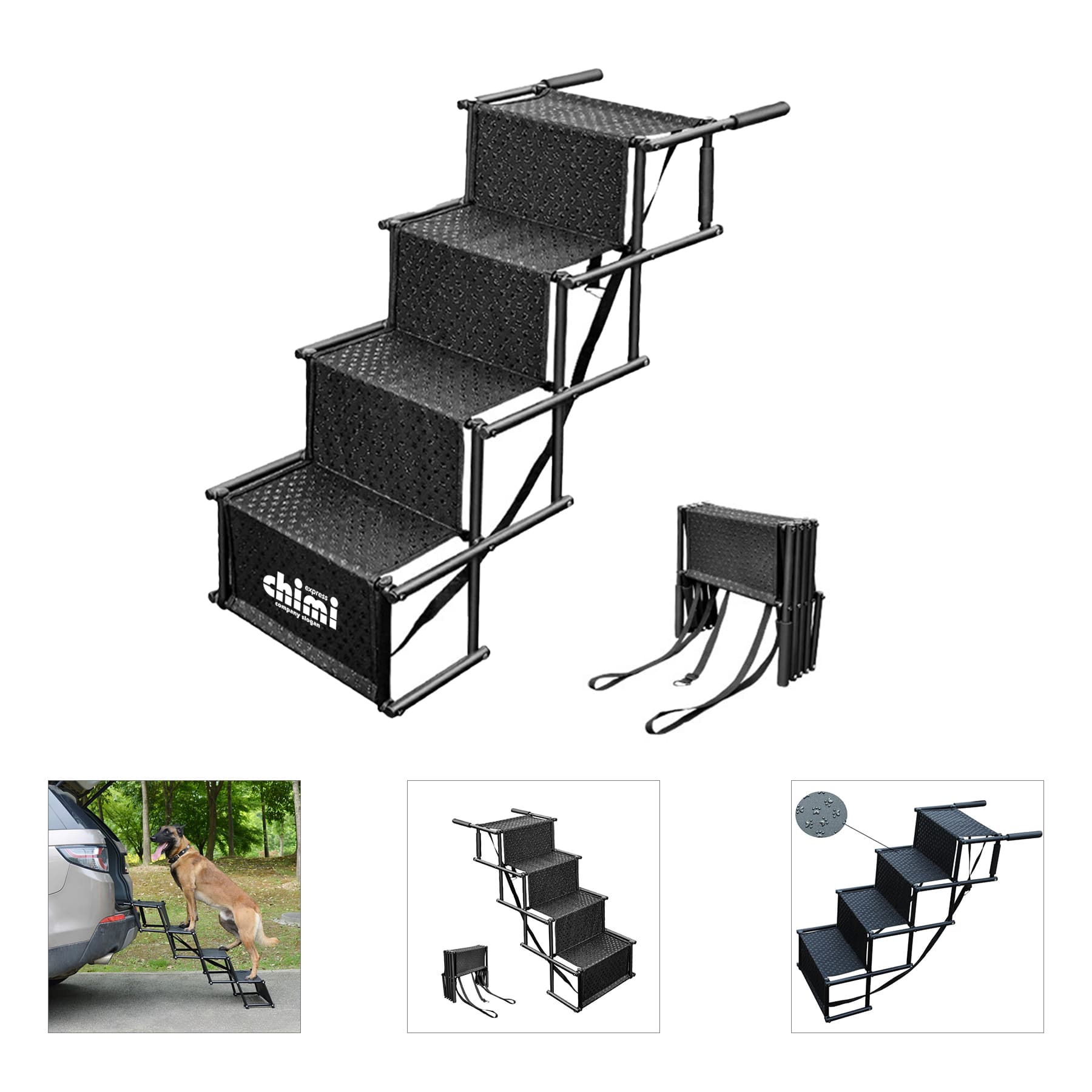 Foldable Dog Car Stairs