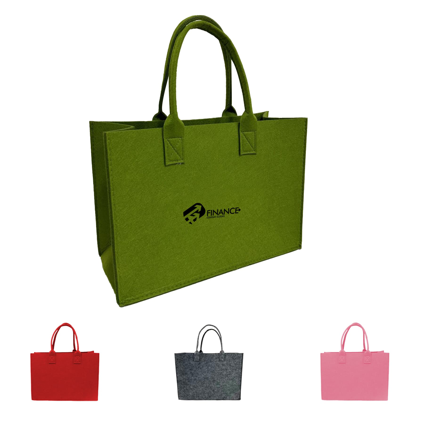 Simple Felt Briefcase Thickened Wear-Resistant Large Capacit