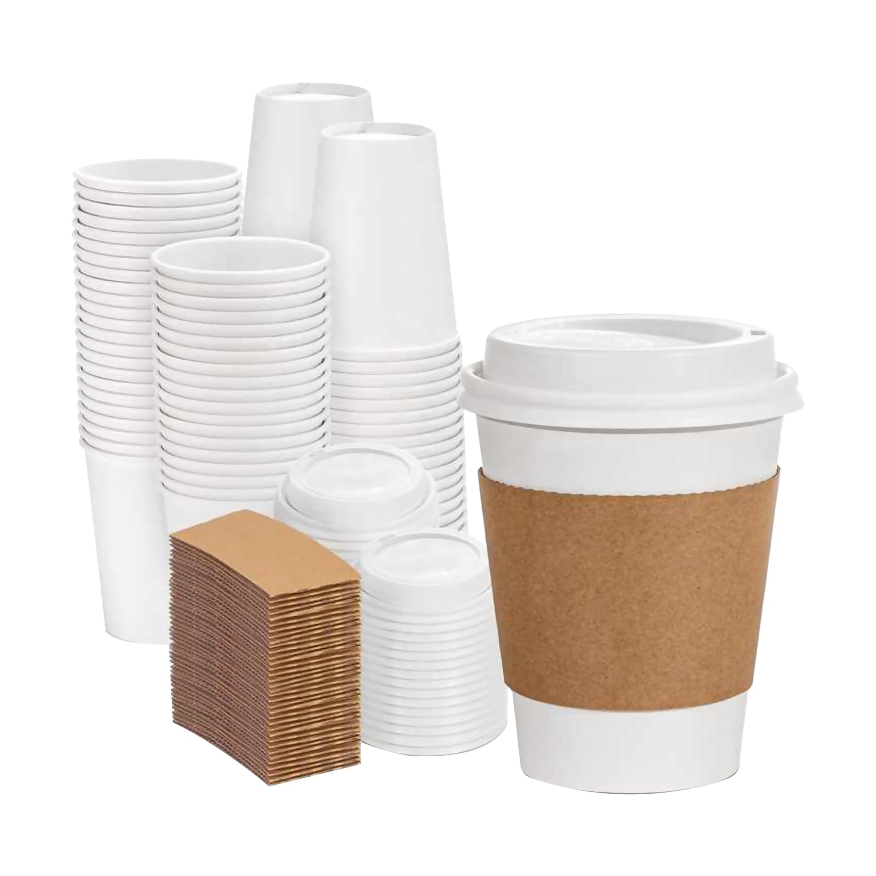 Full-Color Customized Paper Coffee Cup Sleeves