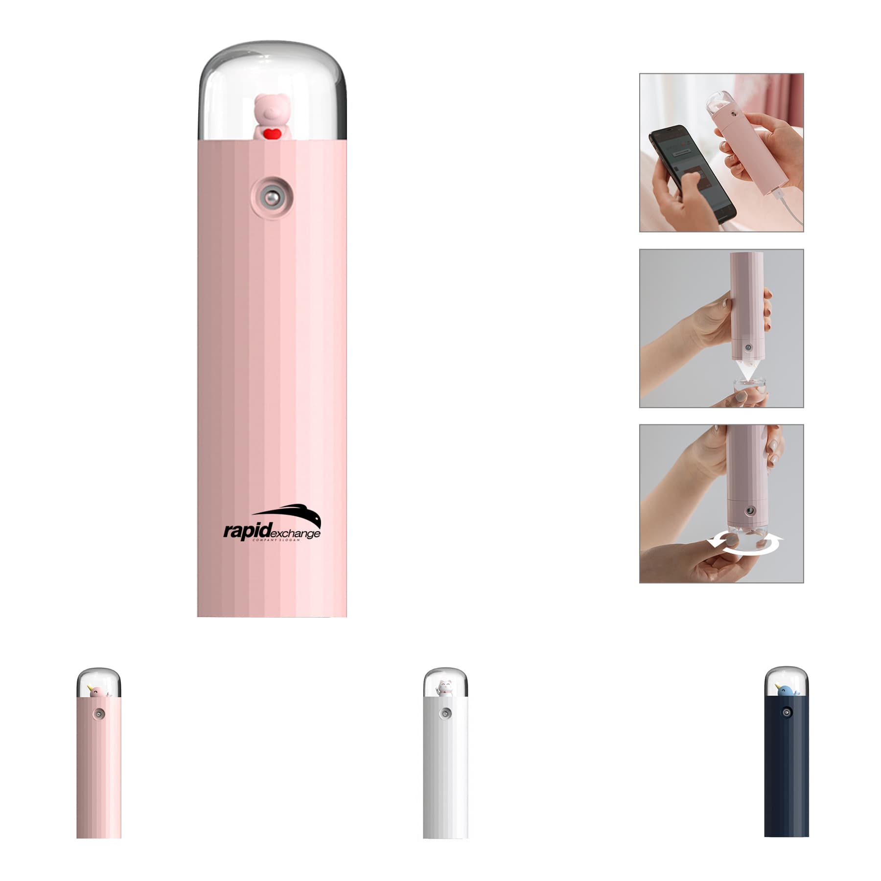 4 In 1 Humidifier Handheld Usb Fan