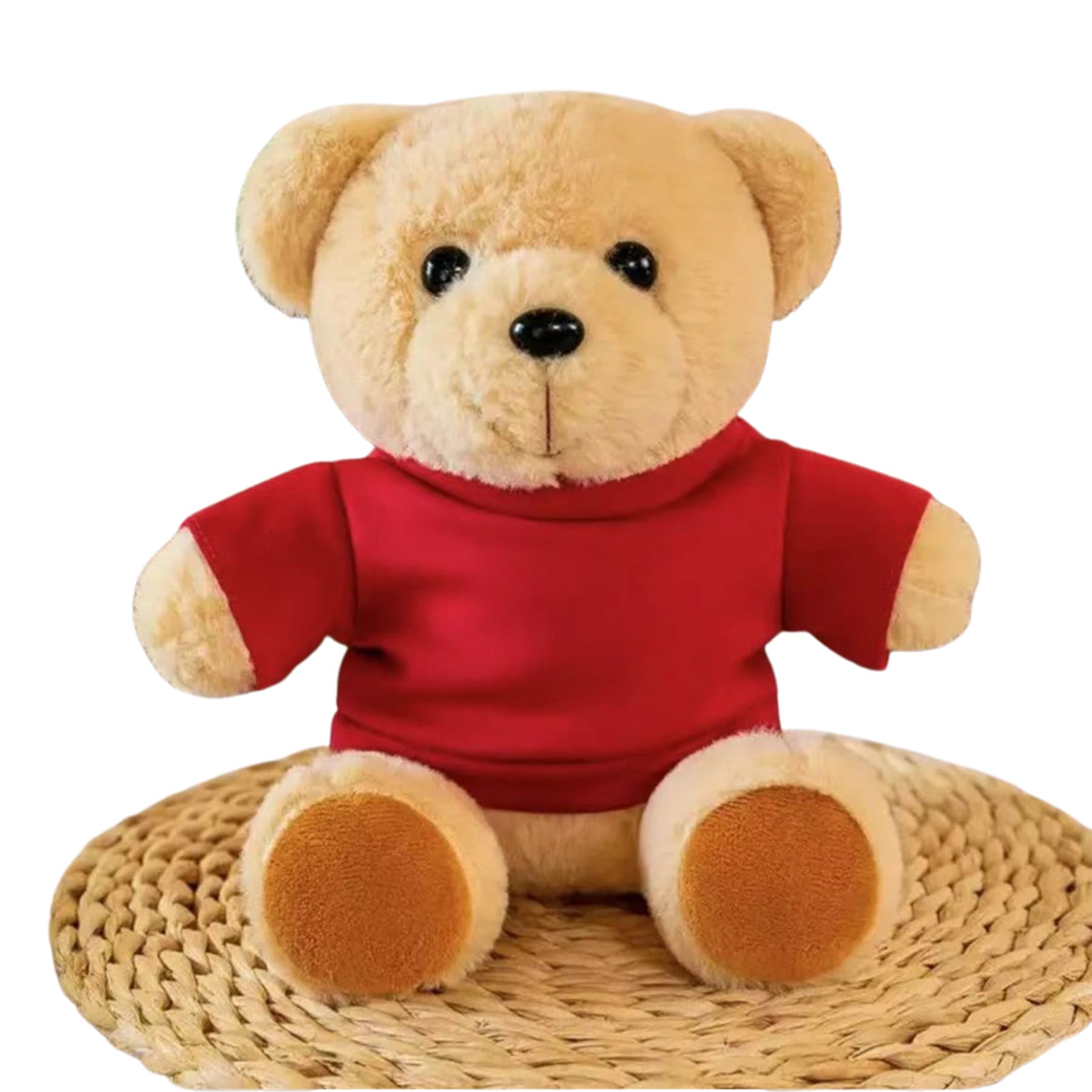 12'' Grey Stuffed Plush Teddy Bear Toy with Logo Clothes