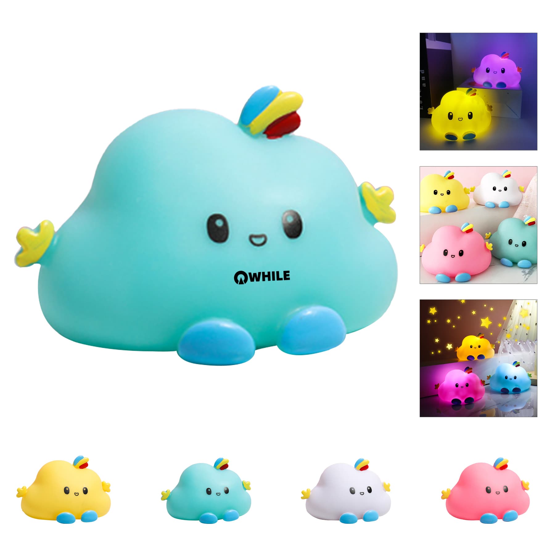 LED Lamp Battery Cartoon Night Light