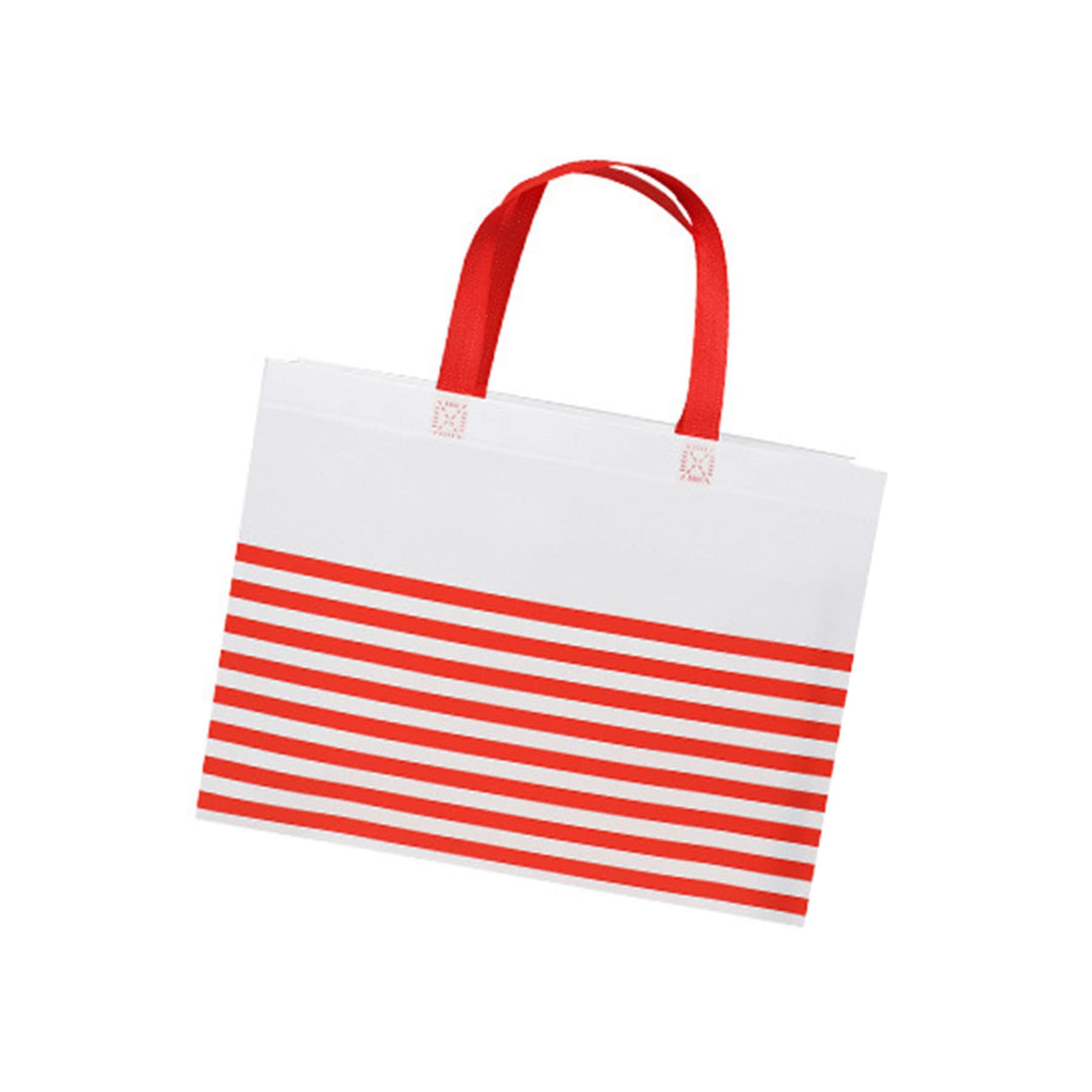 Non-Woven Stripes Tote Bag