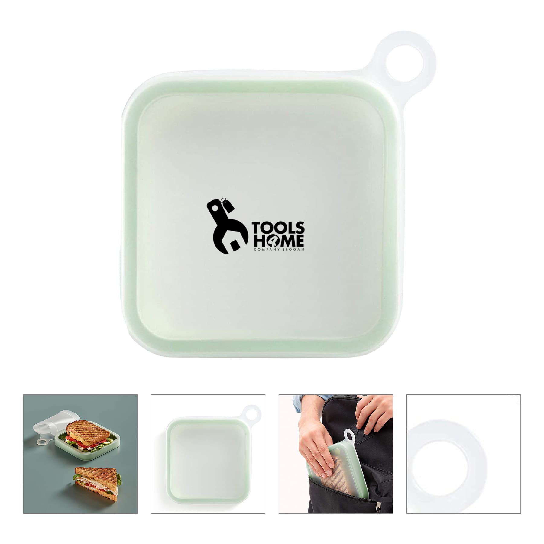 Portable Sandwich Container Toast Box