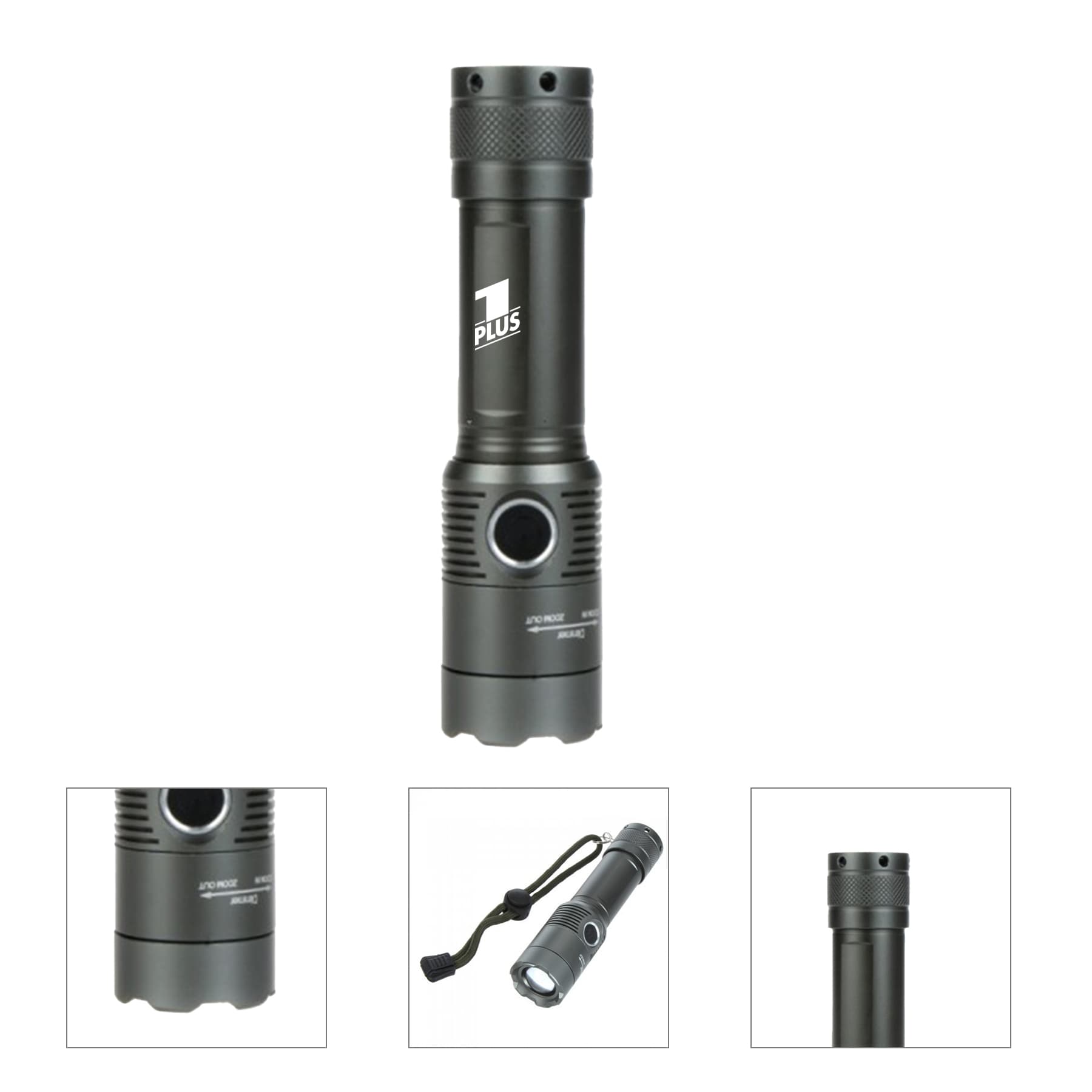 Rotary Zoom Tactics Flashlight