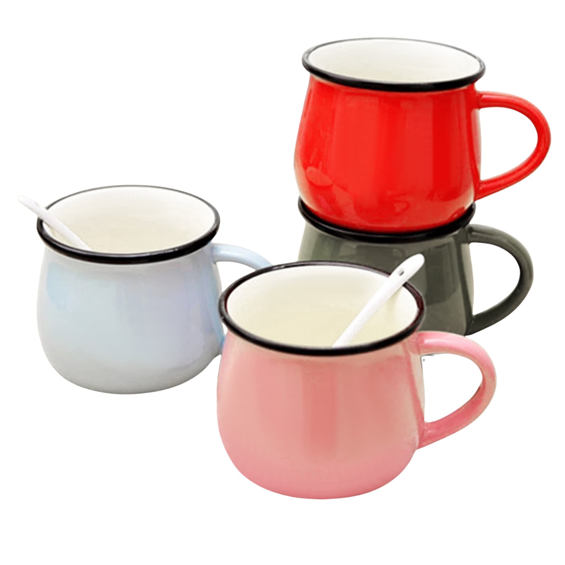 12 oz. High Quality Traditional Ceramic Coffee Mugs