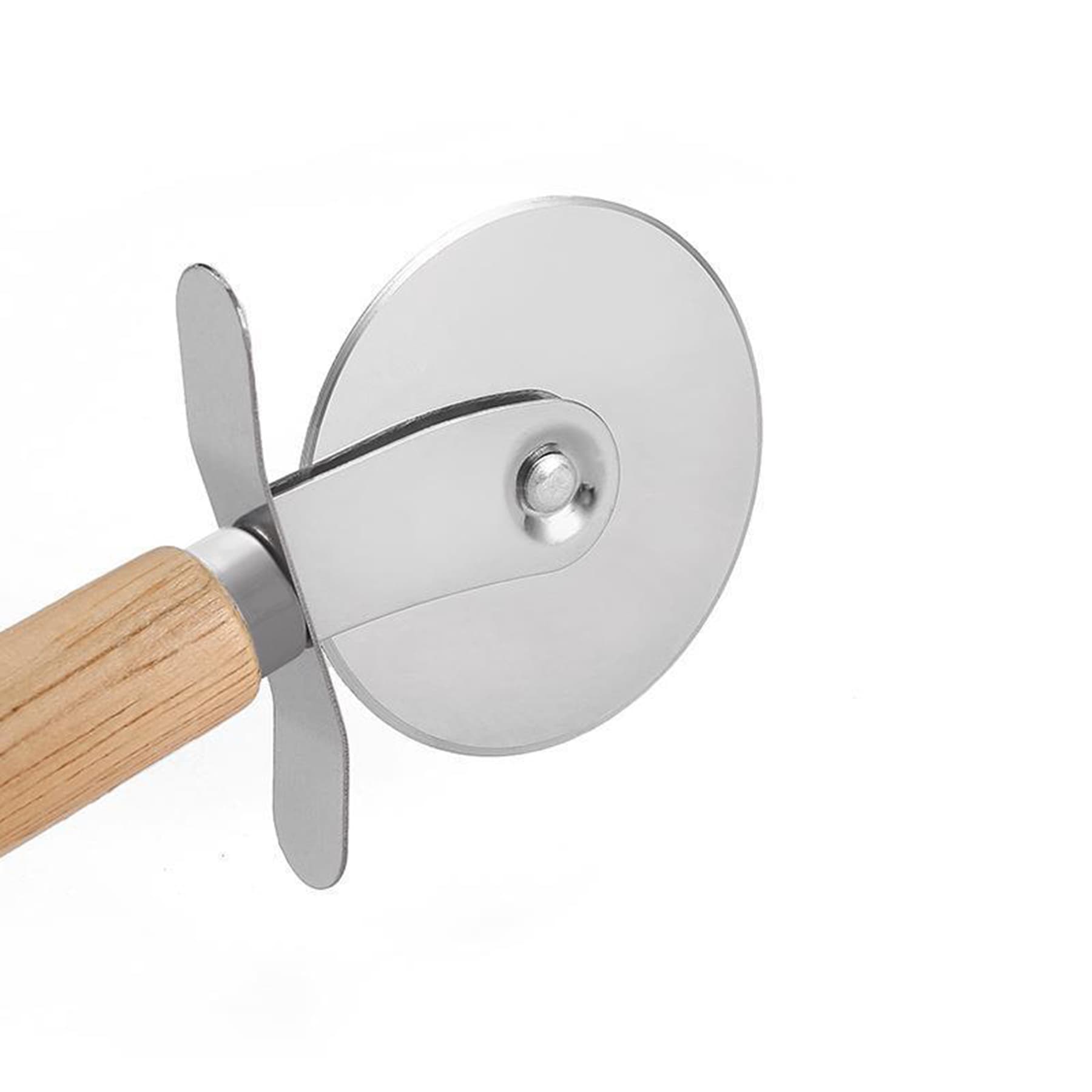 Pizza Cutter Wheel with Wood Handle