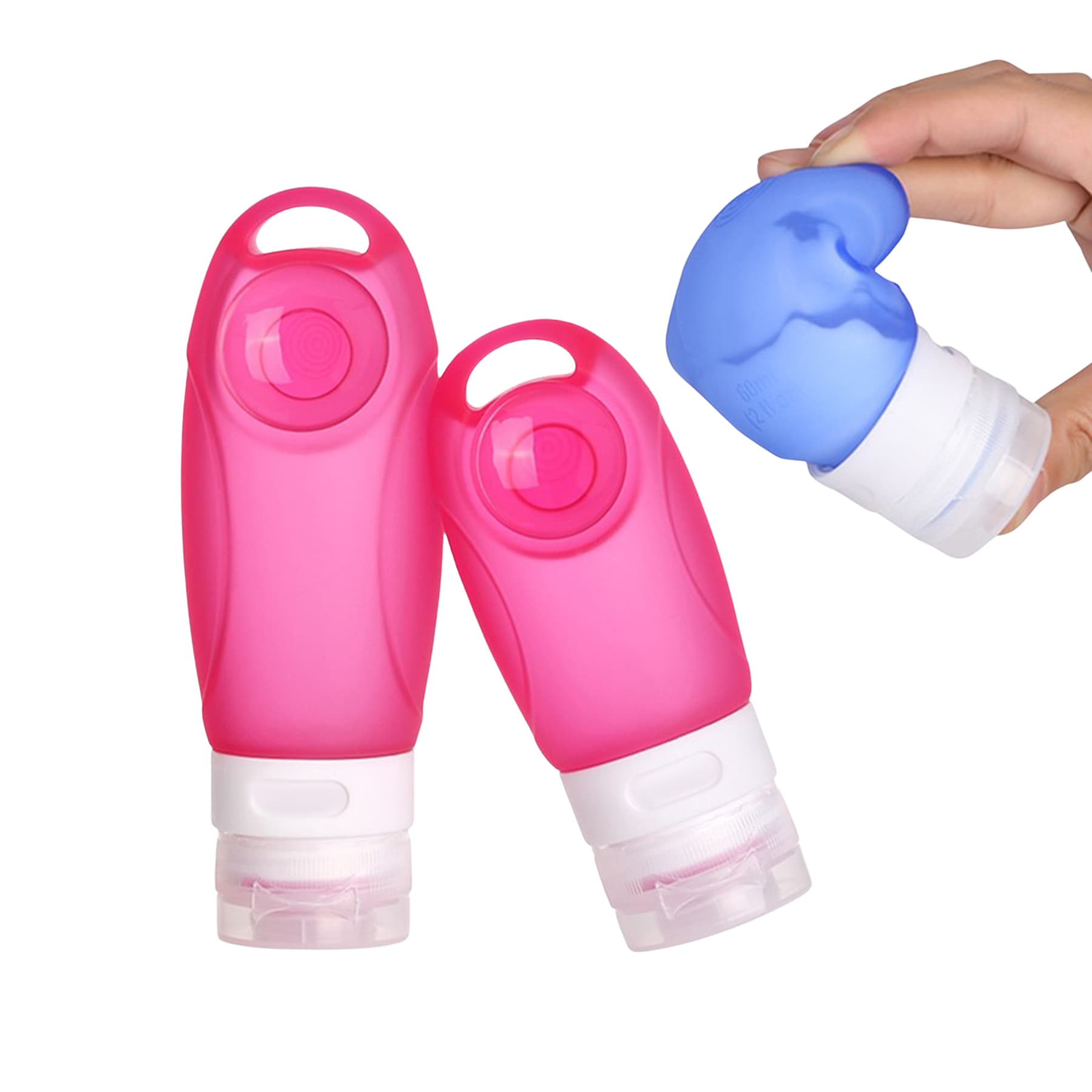 3oz Silicone Travel Liquid Lotion Bottles
