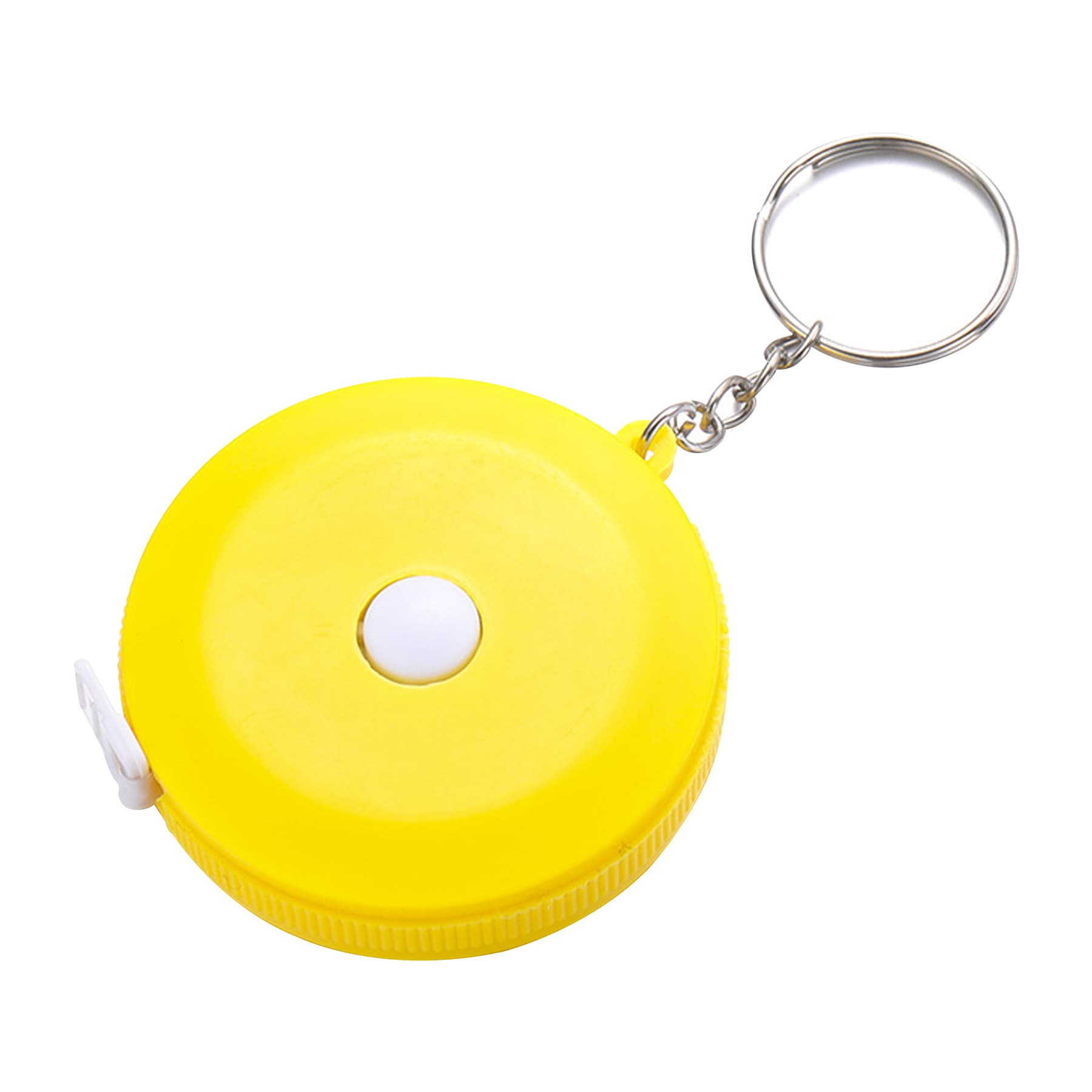 Custom Round Measure Tape With Keychain