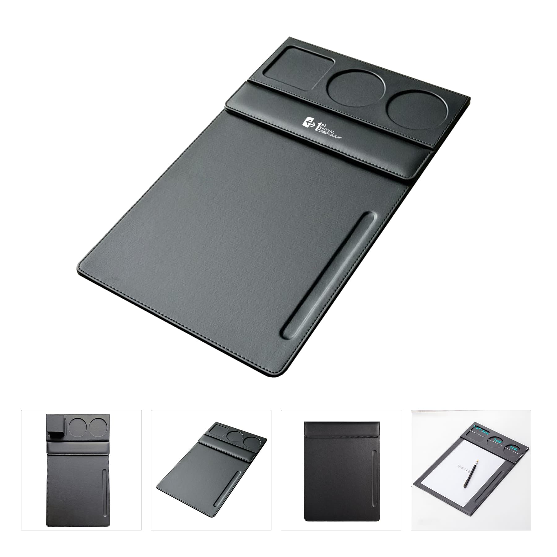 Leather Office Conference Writing Pad Cups