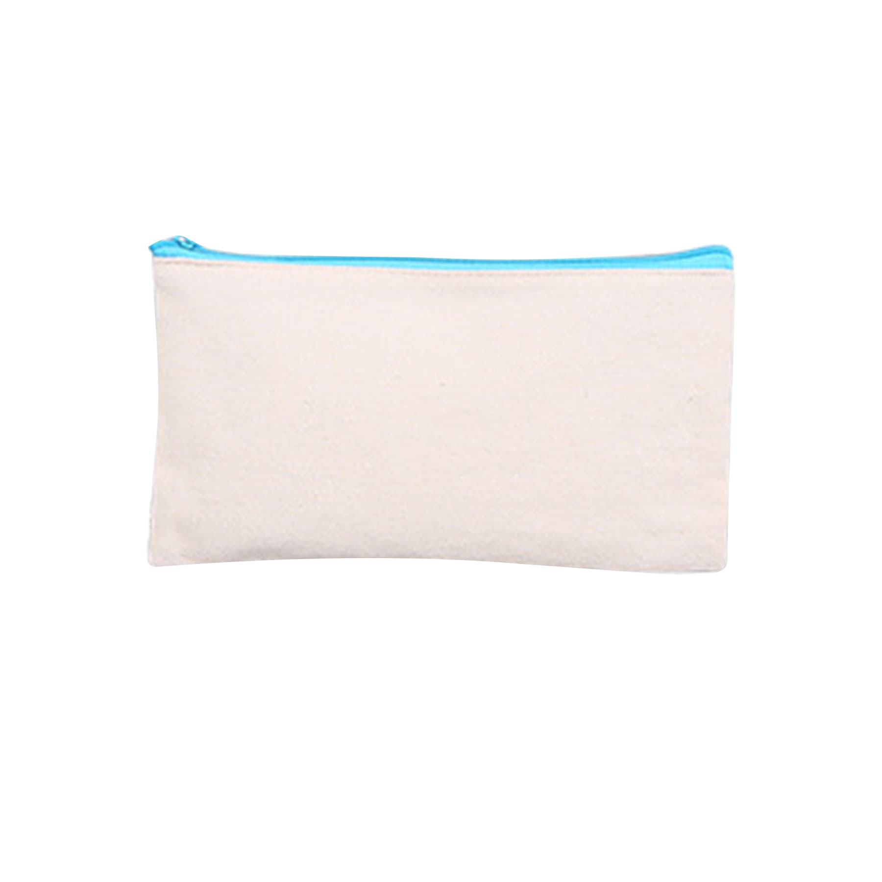 Multipurpose Zippered Canvas Pencil Pouch