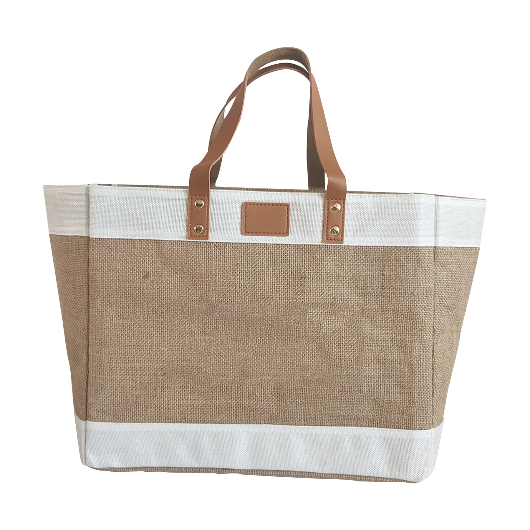 Custom Large Fashion Jute Tote Bag