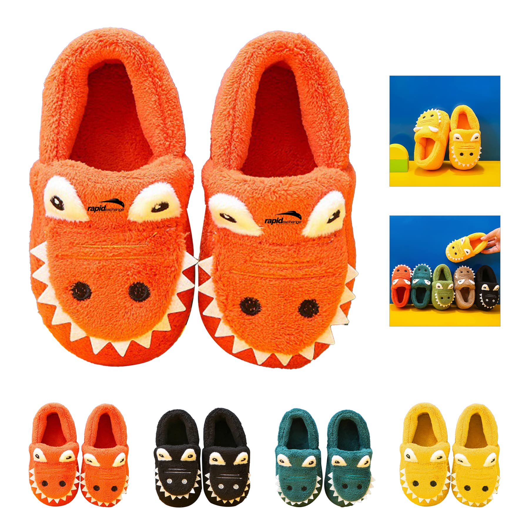 Boys Girls Cute Cartoon Slippers