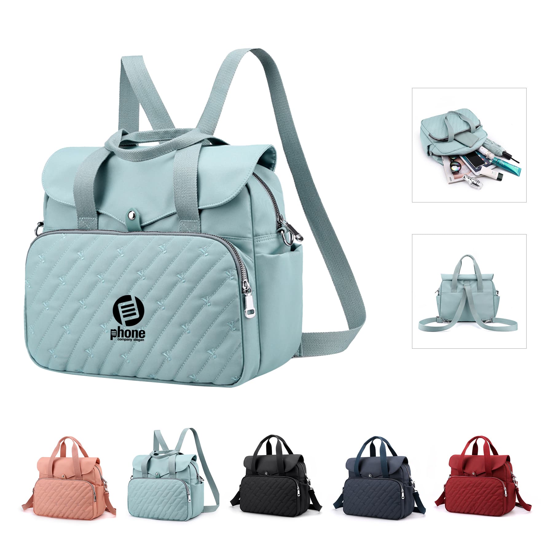 Women's Shoulder Backpacks with USB Charging