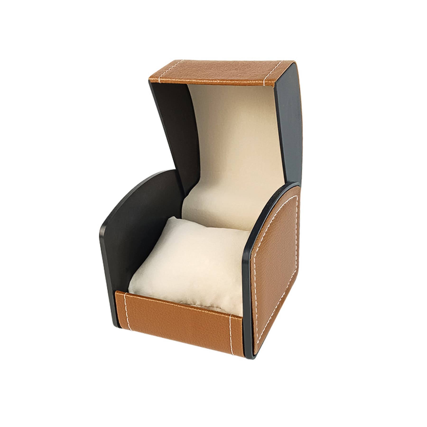 Leather Square Watch Box Jewelry Watch Case Display Gift Box