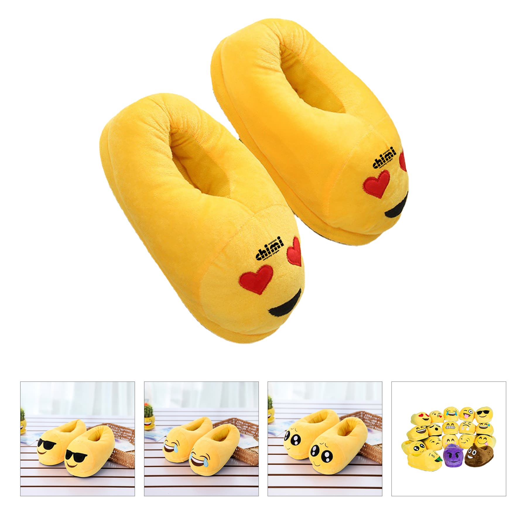 Custom emoji slipper