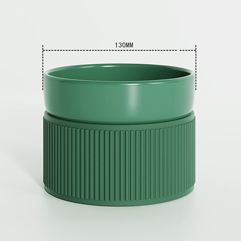 New Multifunction HIPS Ceramic Elevated Pet Bowl