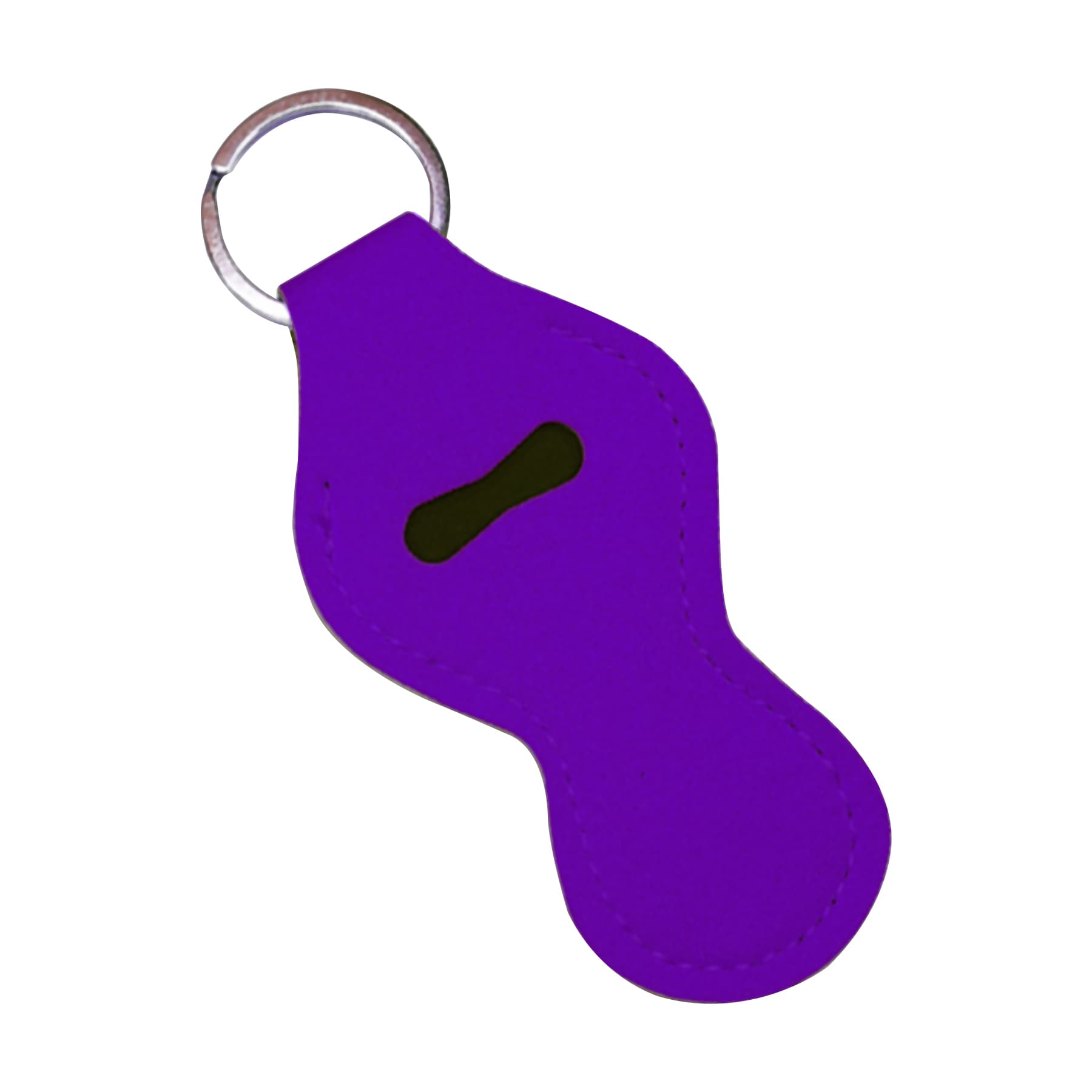 Neoprene Chapstick Holder Keychain