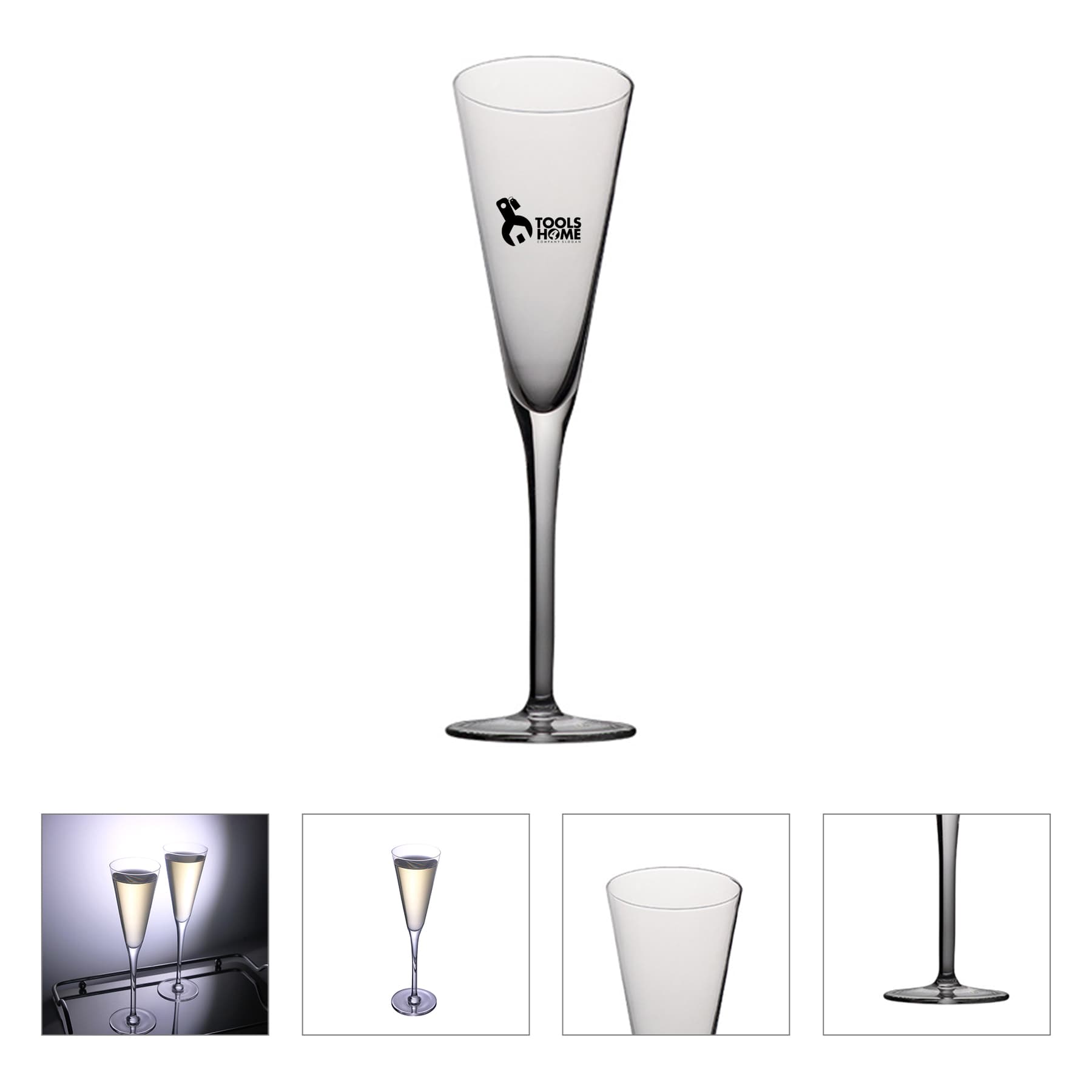 Vintage champagne goblet