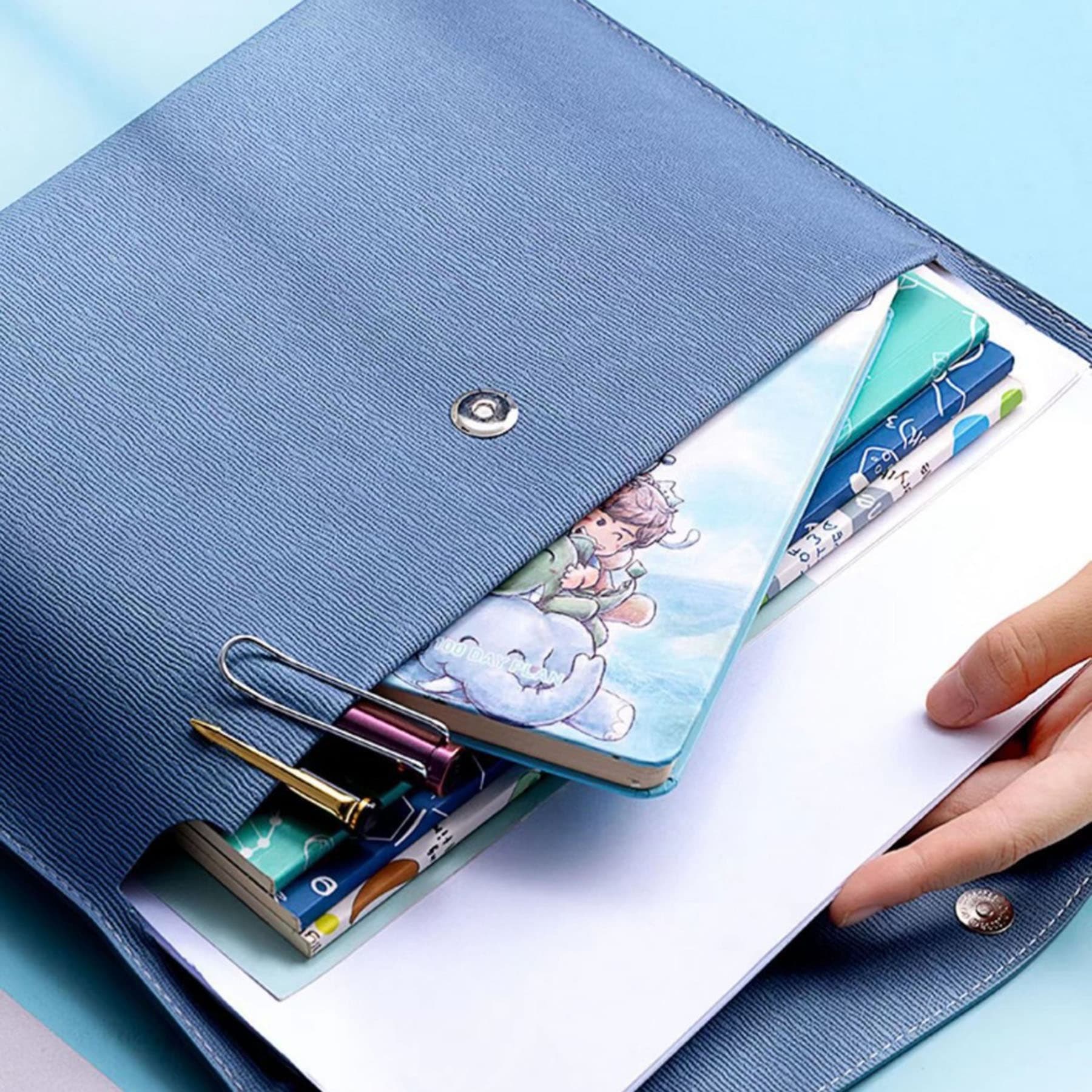 A4 Faux Leather Business File Folder