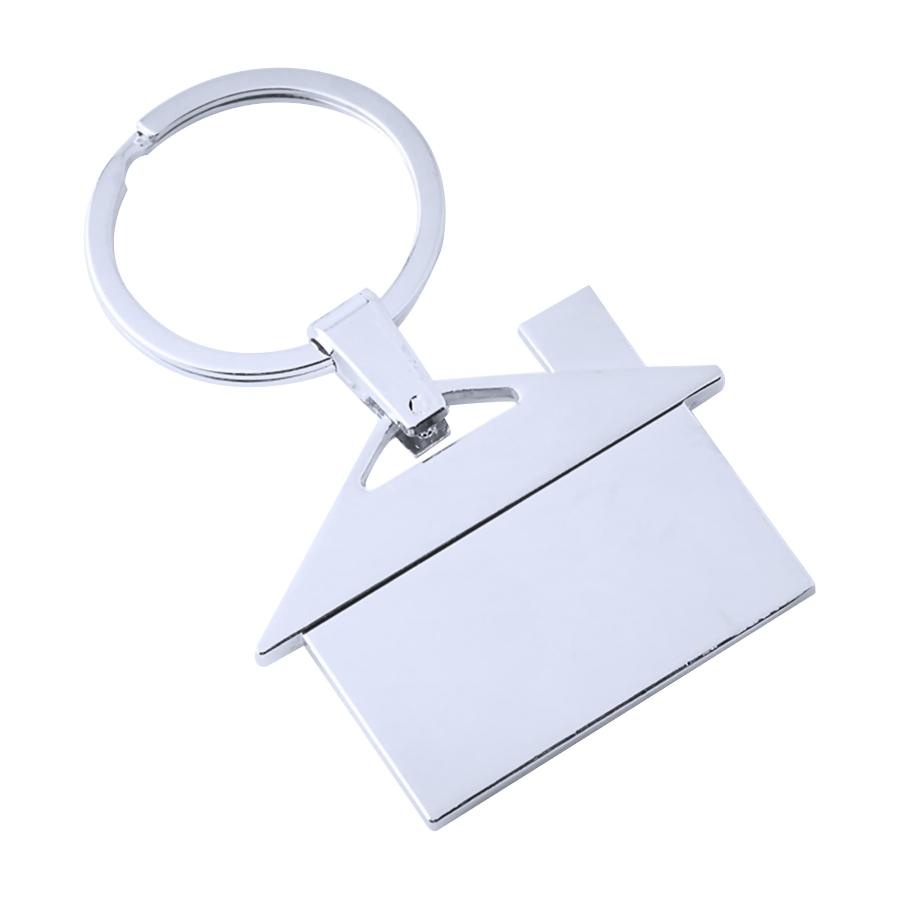 House Shaped Metal Keyring