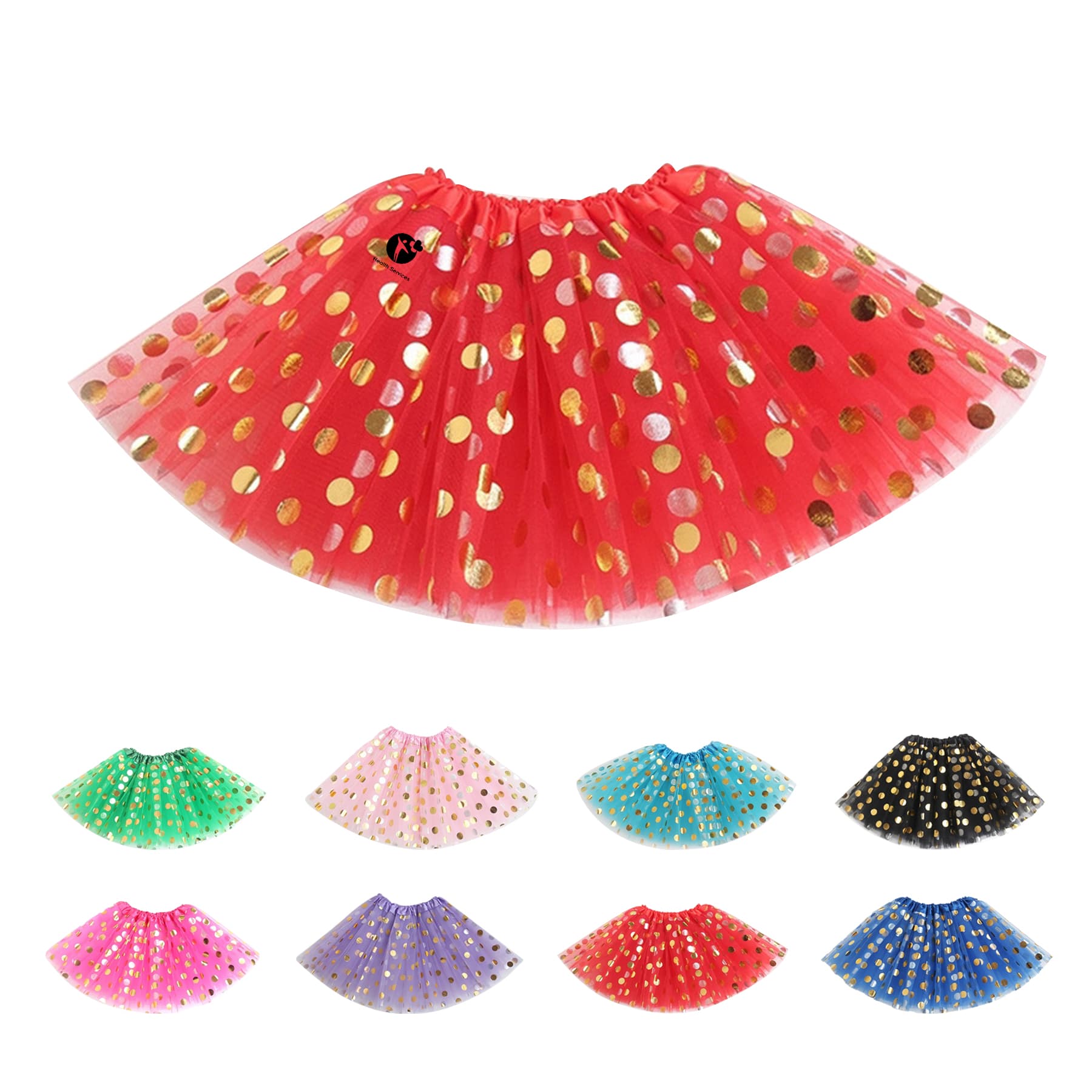 Little Girls Twinkling Princess Paillette Tulle Skirt