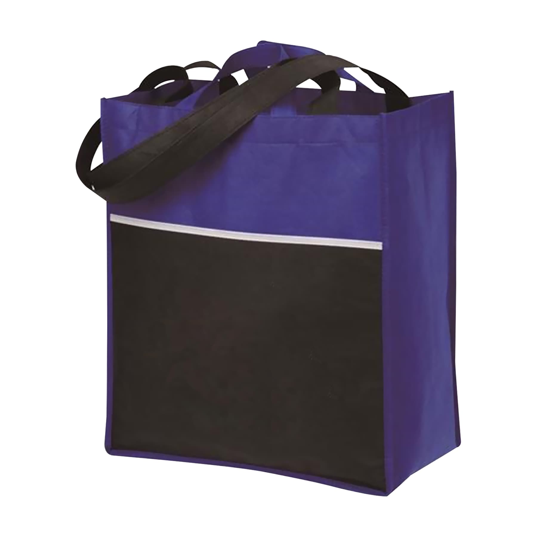 Grocery Tote Bag W/Front Pocket