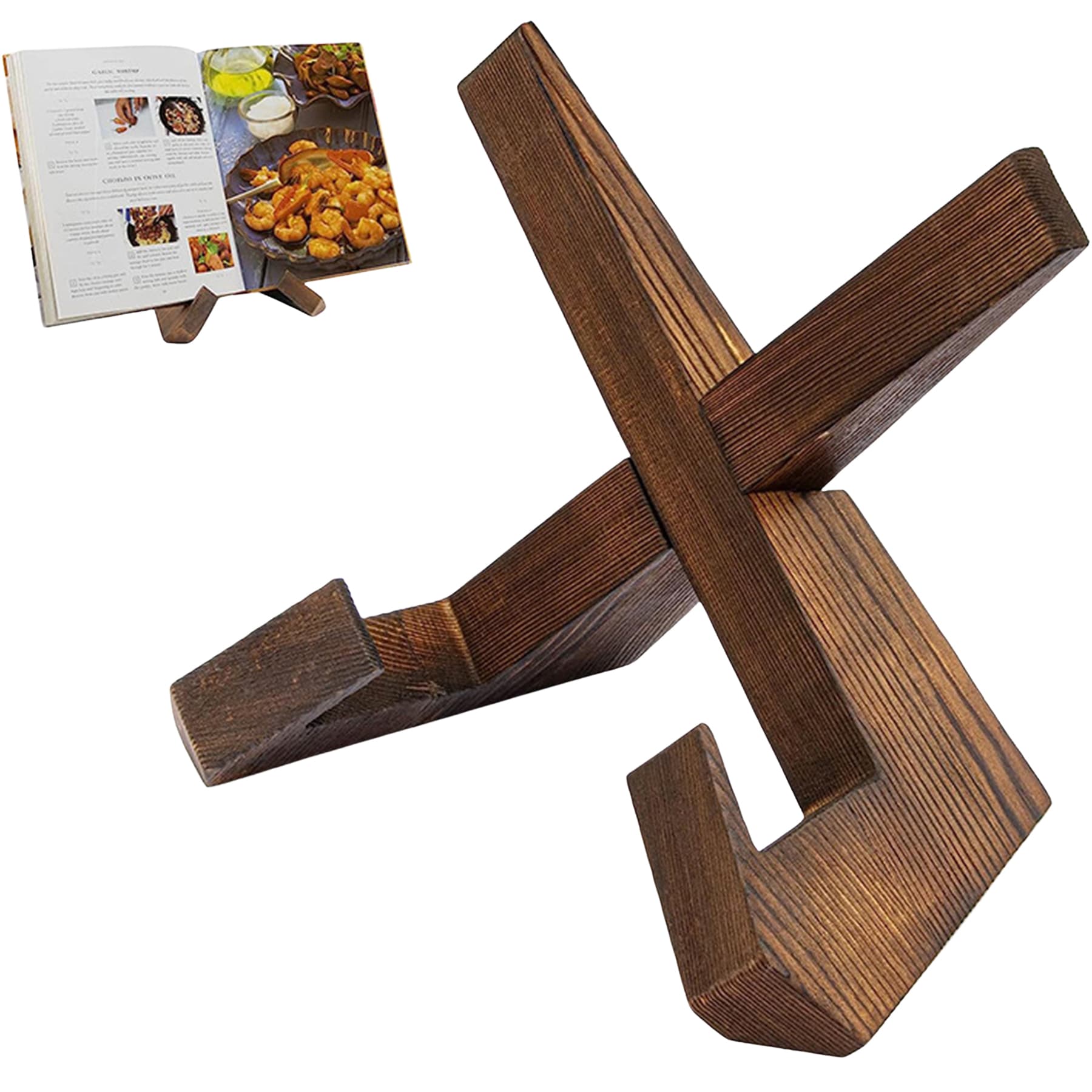Wooden Restaurant Menu Stand Kitchen Display
