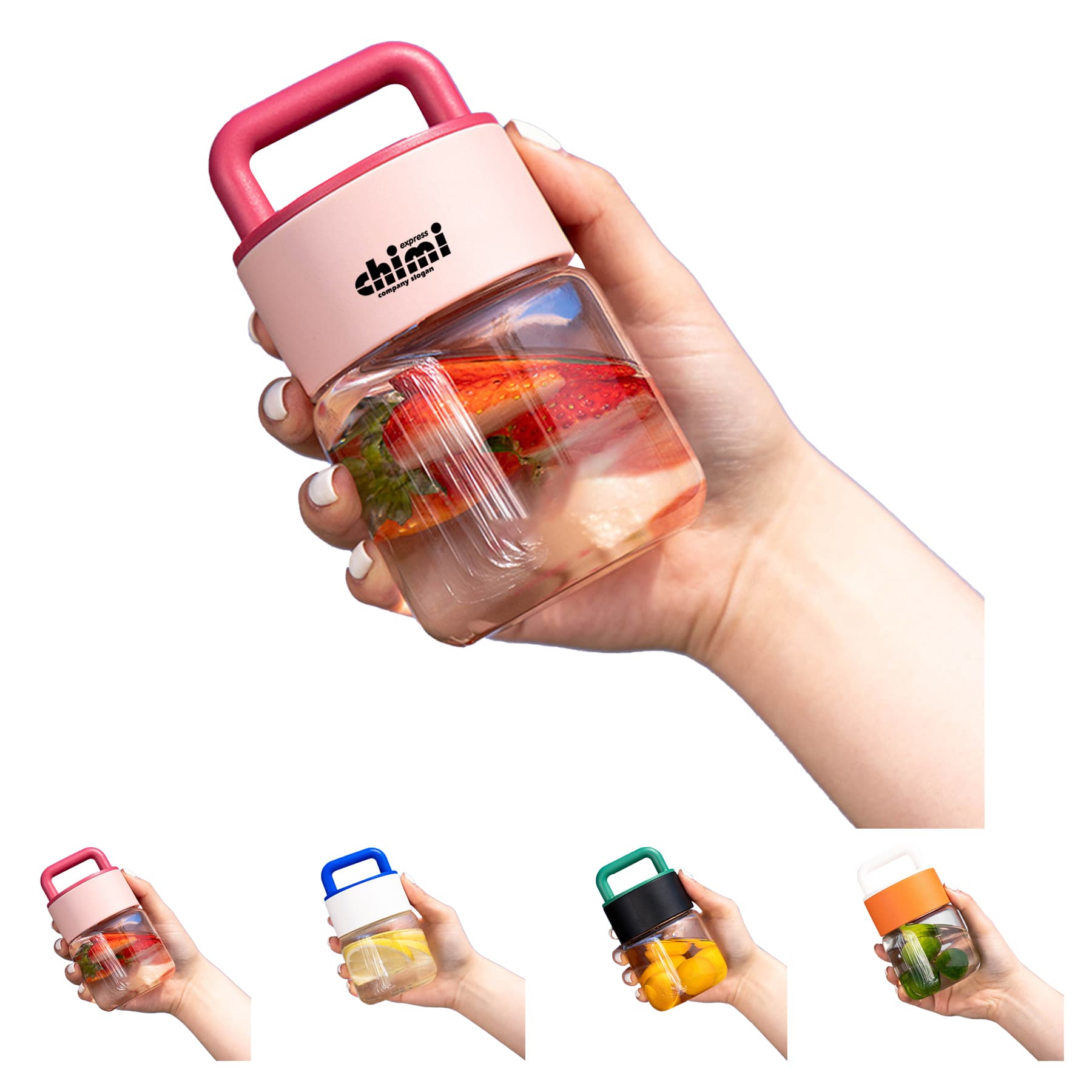 Portable Holding high Temperature Resistant Glass Cup