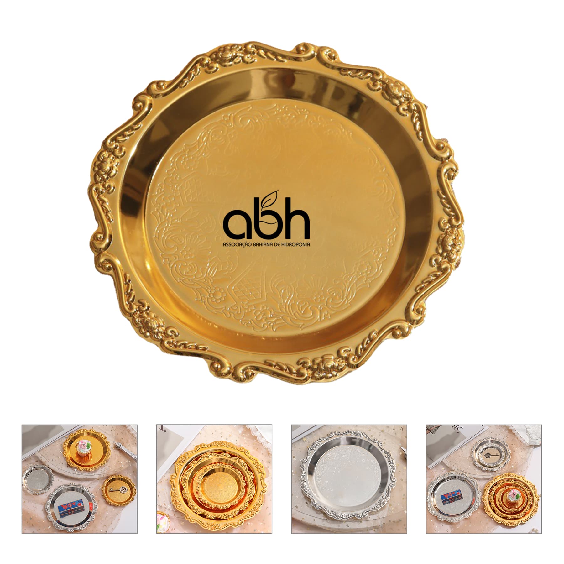 Metal Hard Surface Round Coaster