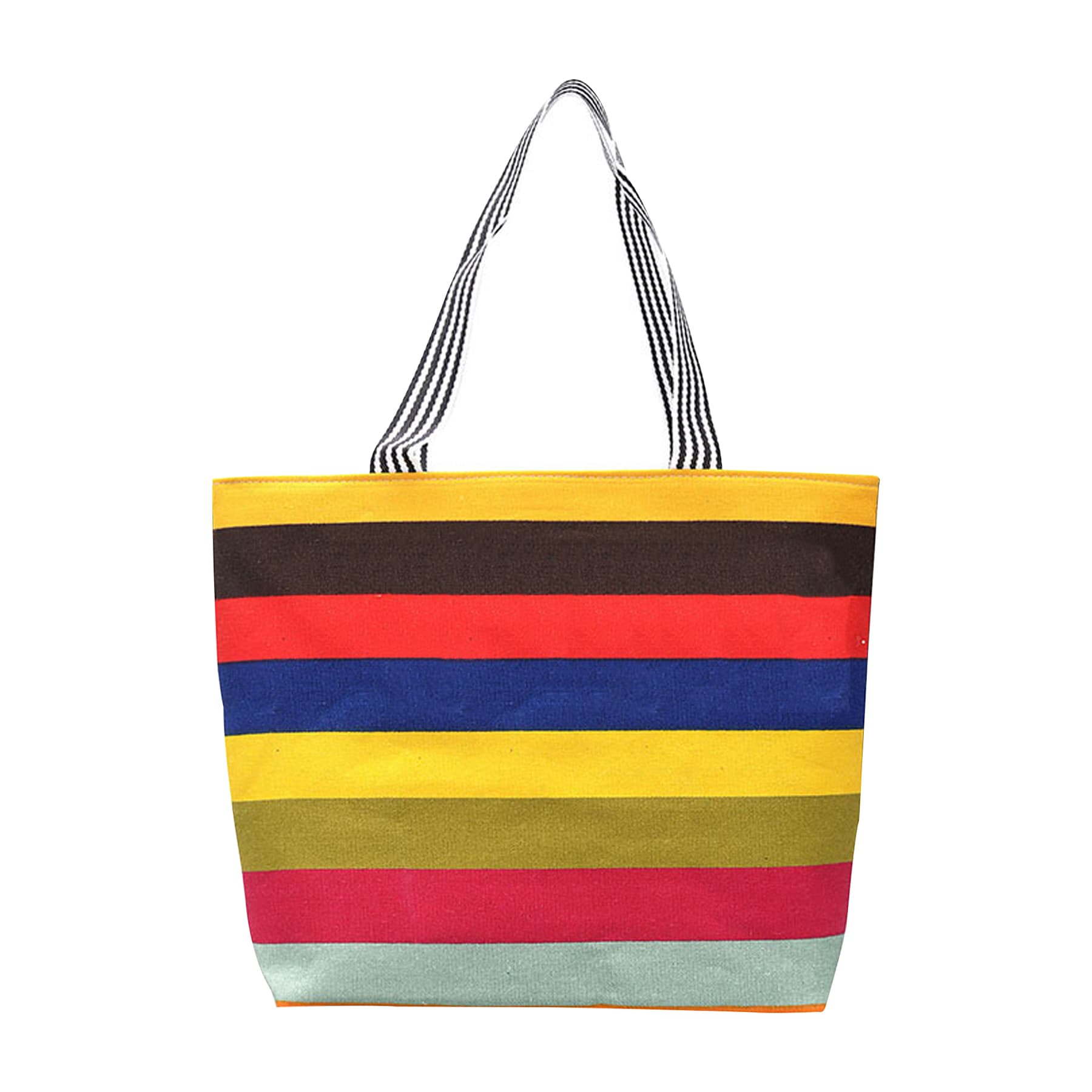 Large Capacity Rainbow Grocery Tote Bag