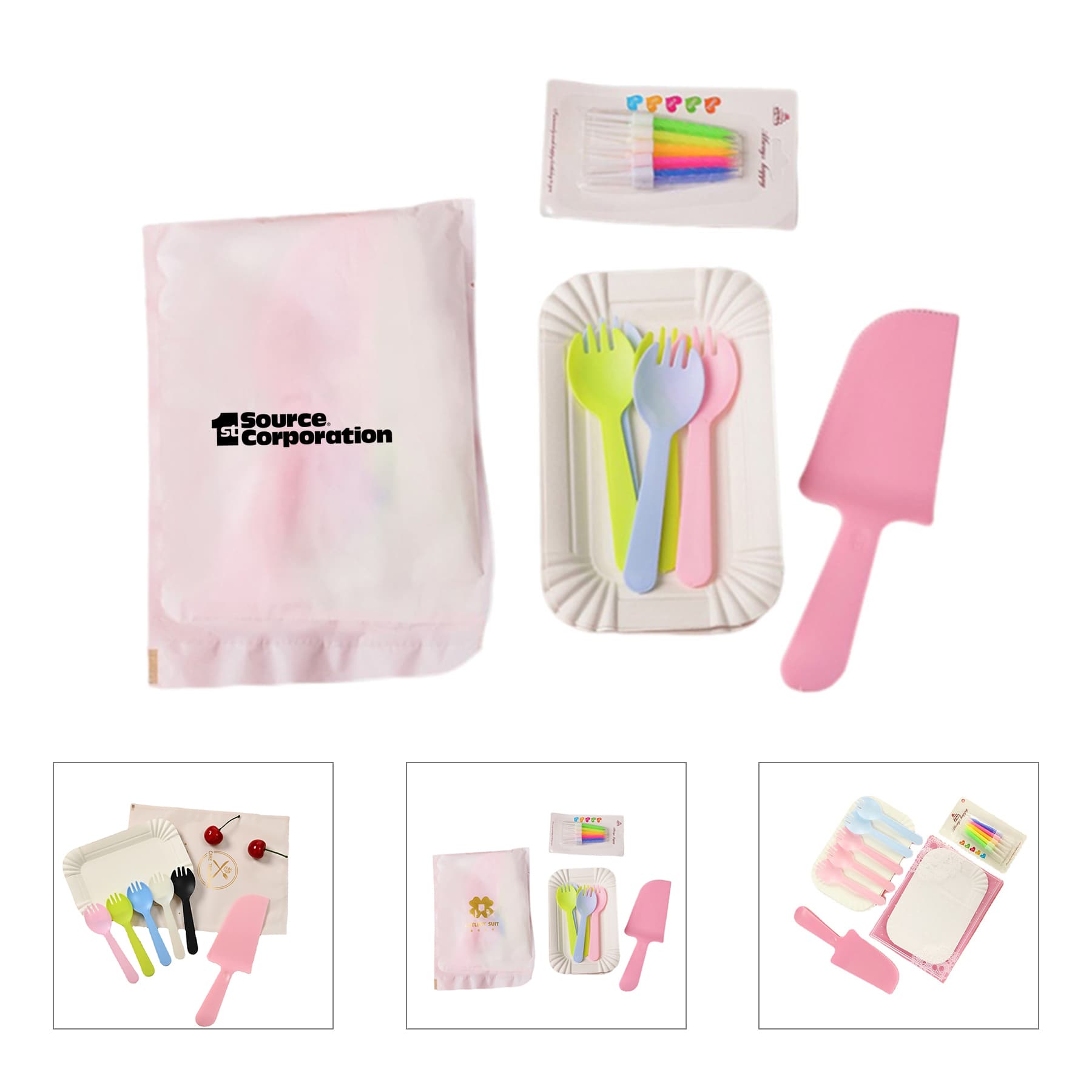 Disposable Cake Cutlery Set 11 Pcs