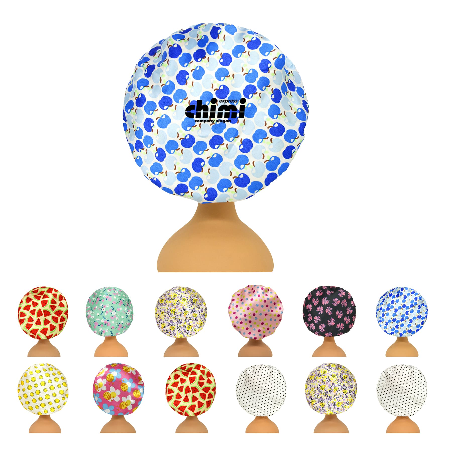 Cute Baby Silky Satin Nightcap