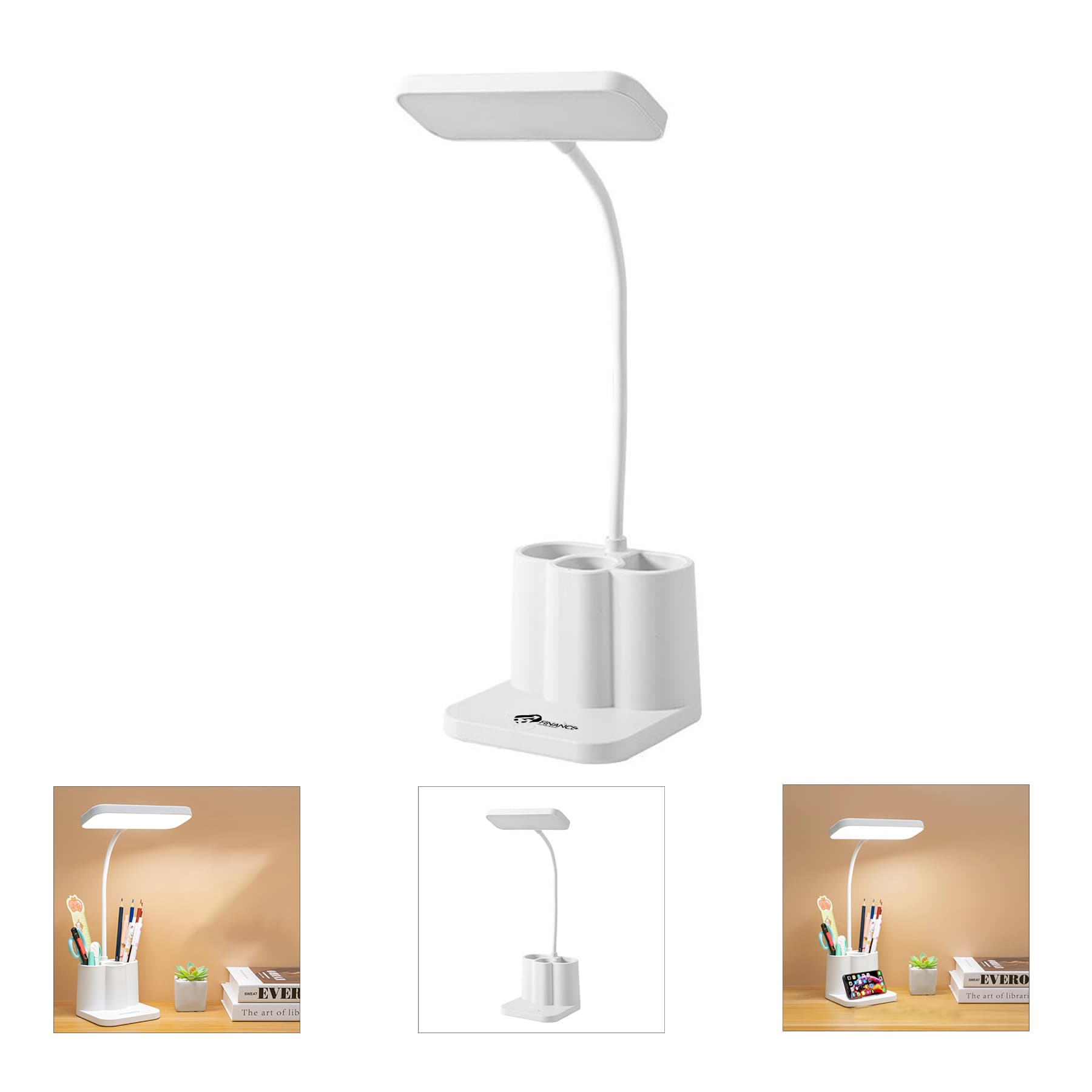 LED Desk Lamp with Pen/Phone Holder Function