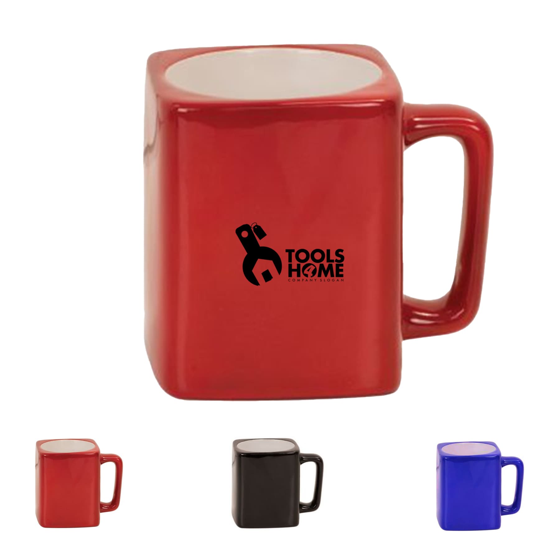 Ceramic Square Coffee Mug