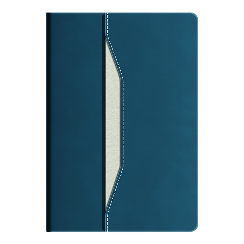 Simple Style Soft Leather Business Office Meeting Notebook