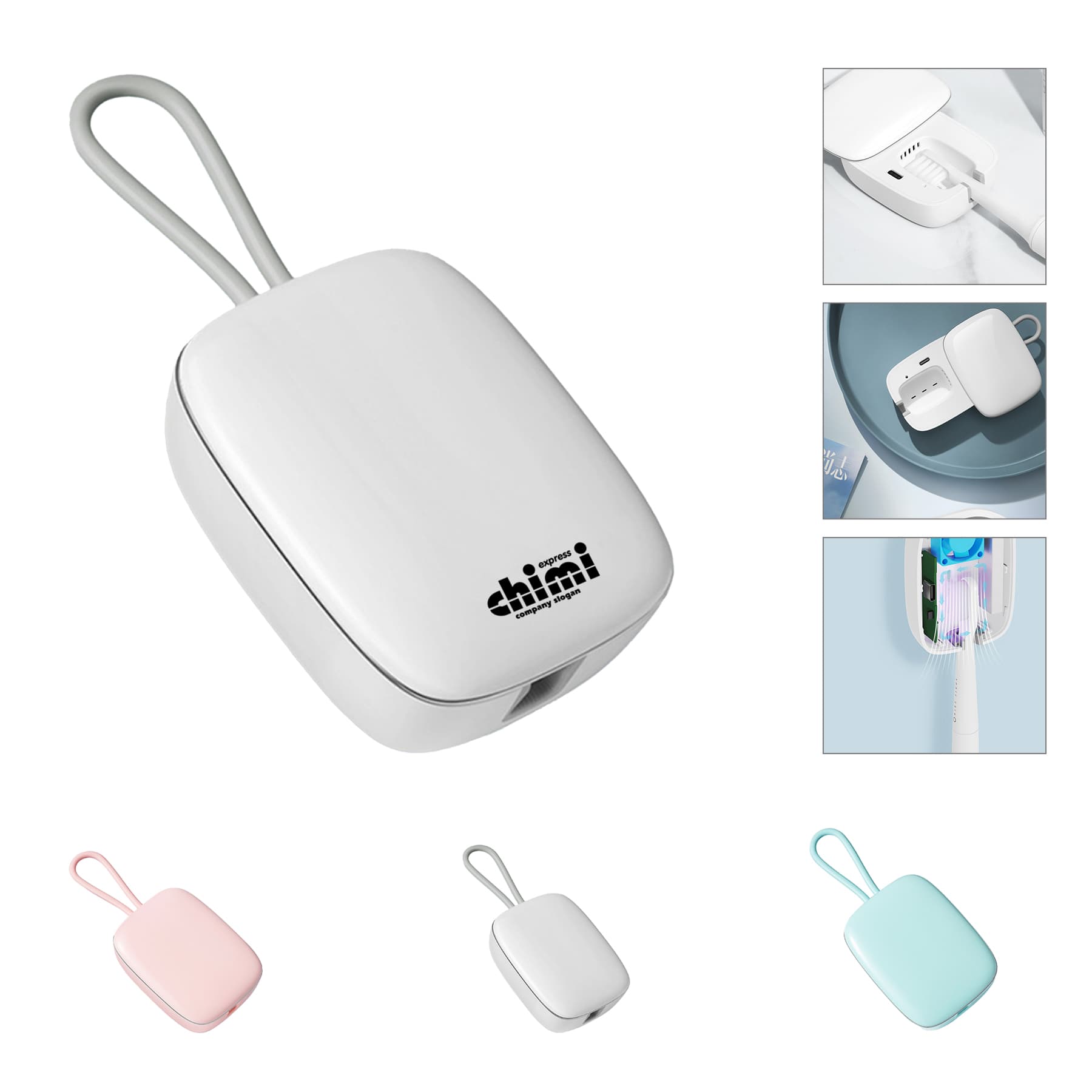 Mini UV Toothbrush Sterilizer Case
