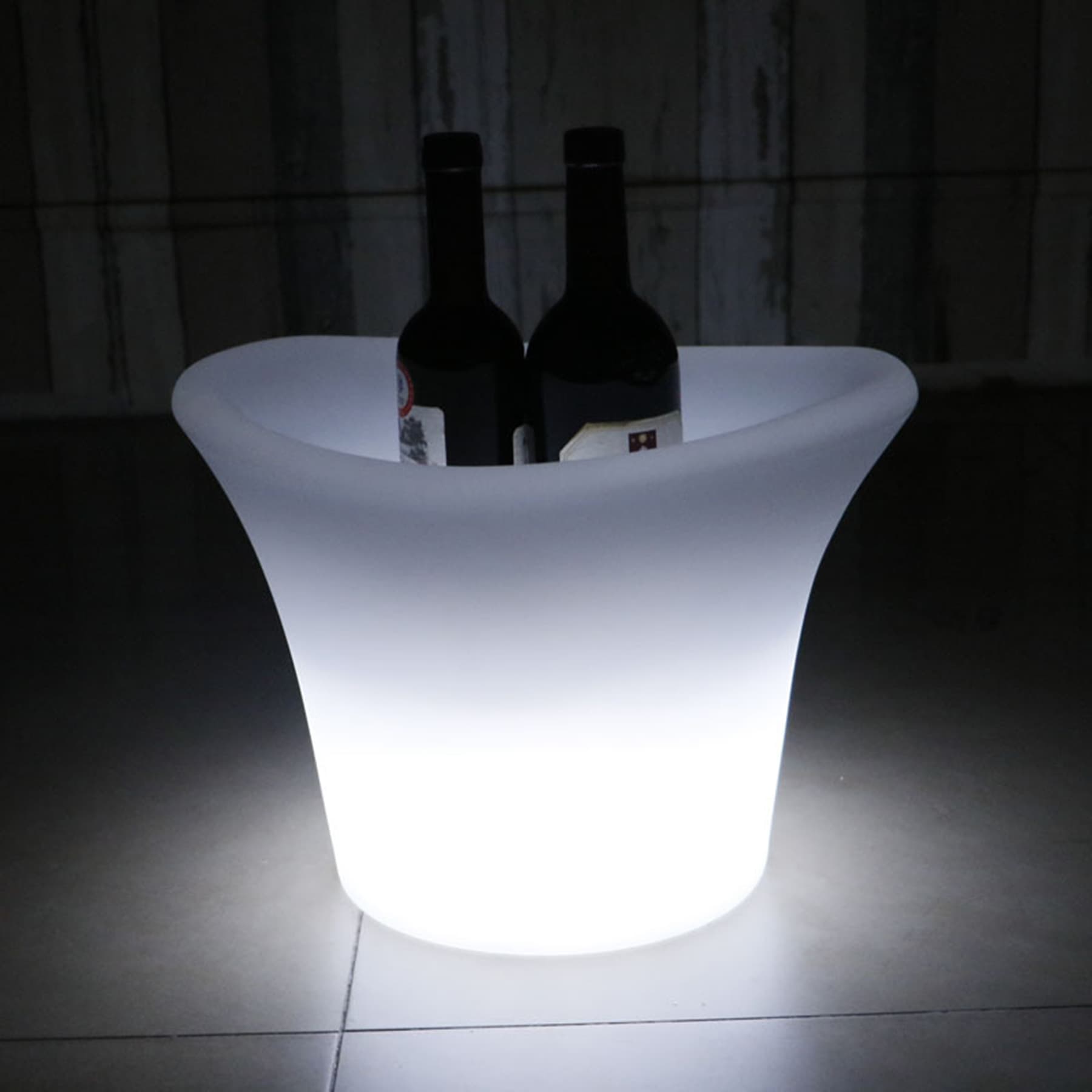 LED Color Changing Plastic Wine Cooler Bucket