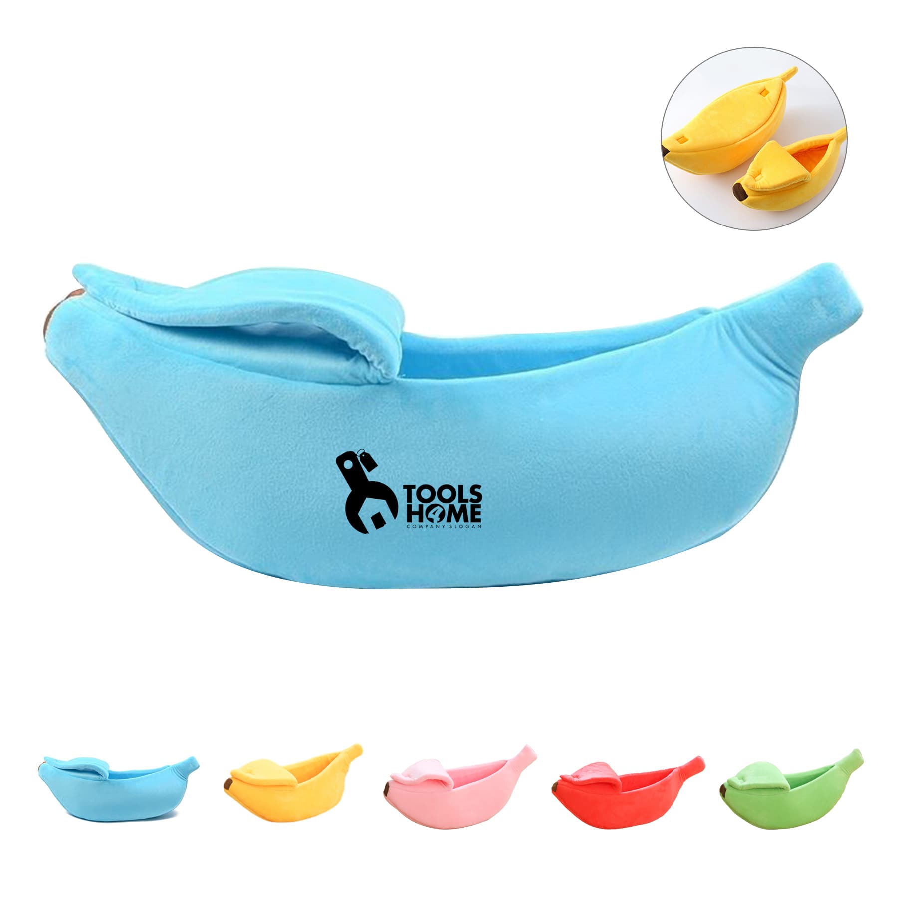 Cute Banana Cat Bed Pet House Dog Nest