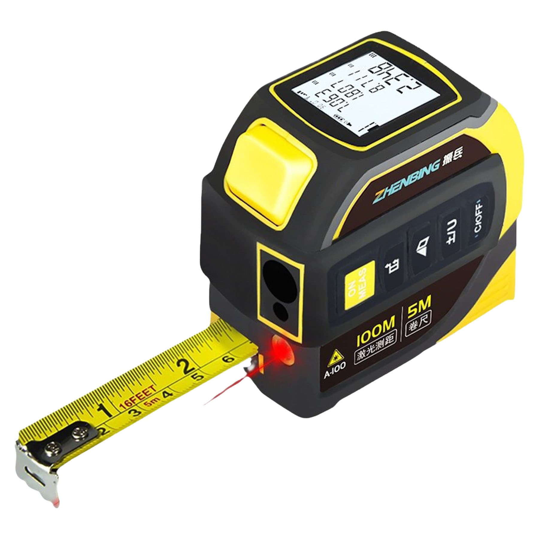 High-precision infrared rangefinder 3-in-1 electronic tape measure