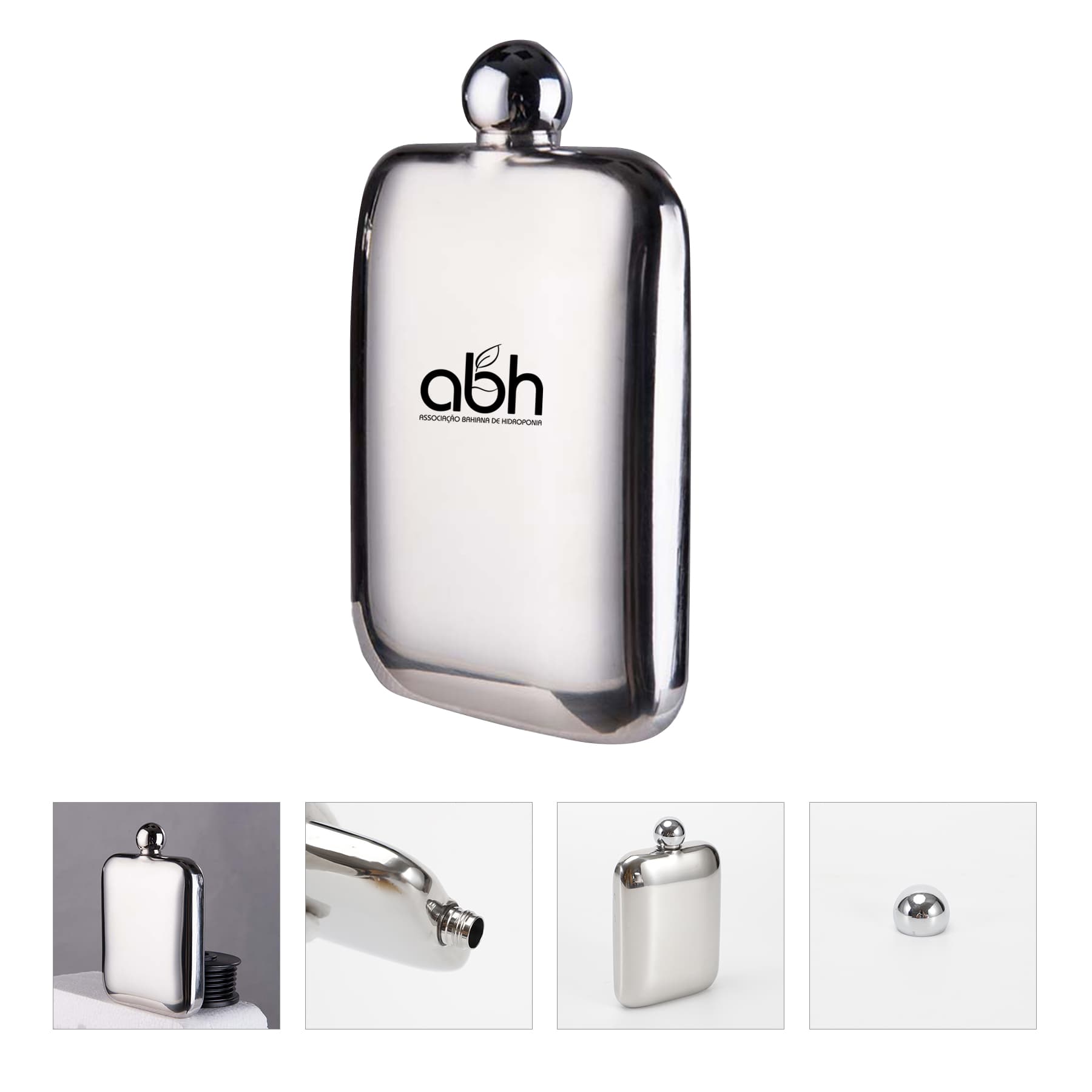 Custom 7 oz Stainless Steel Liquor Flask