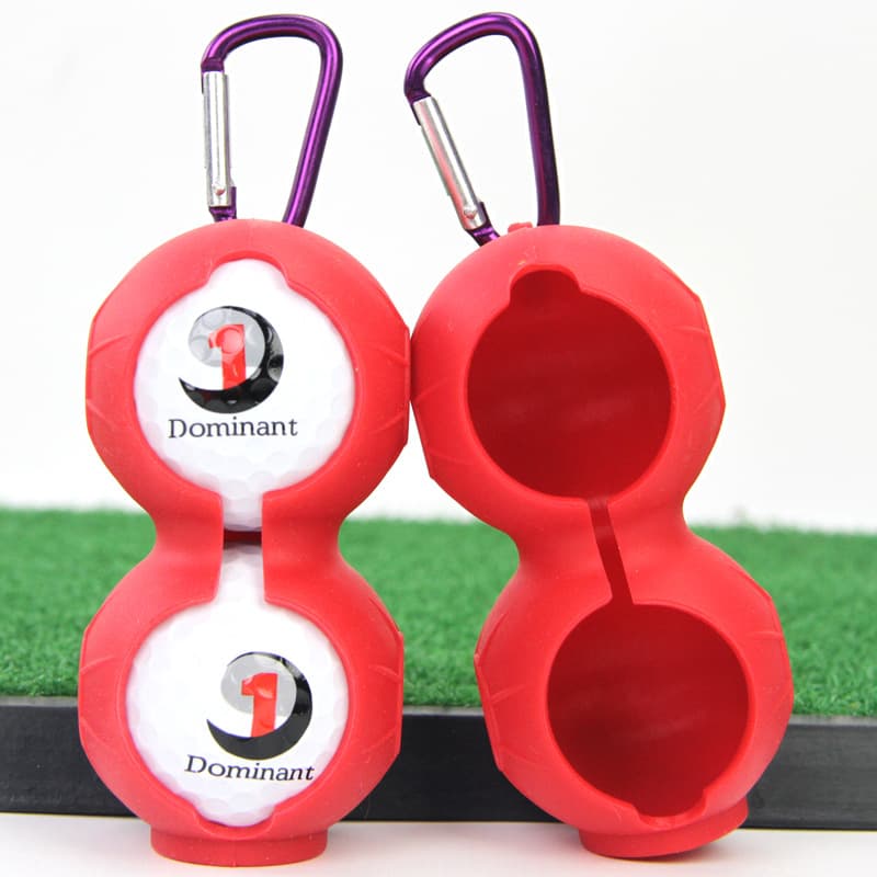 Silicone Golf Ball Holder With Carabiner