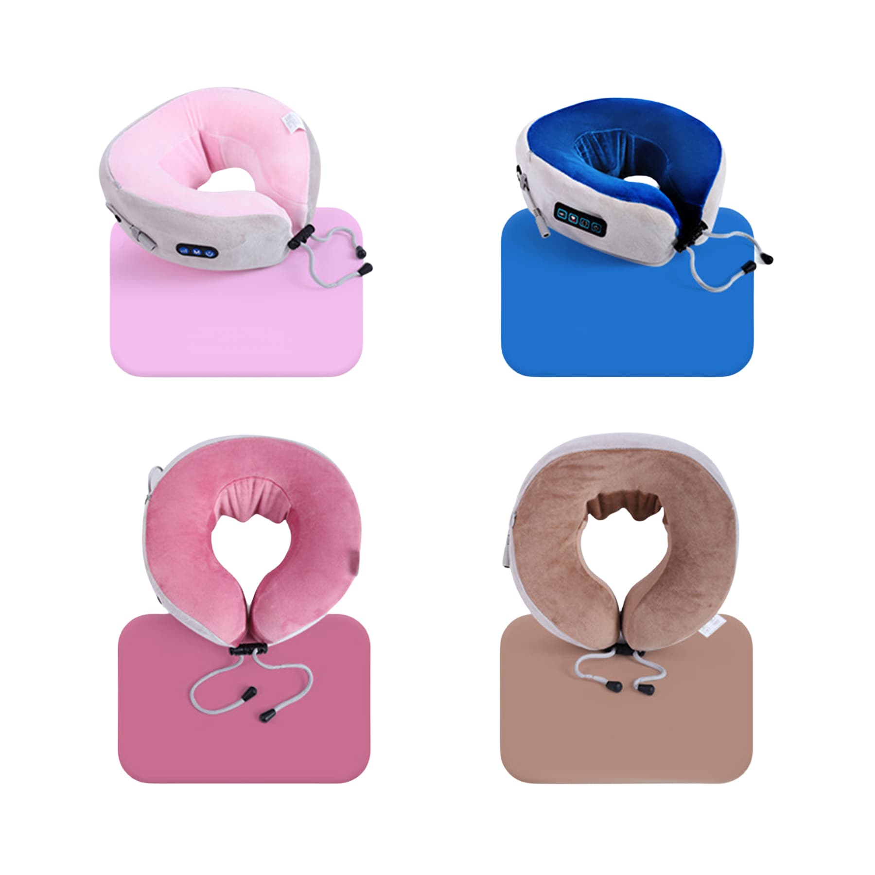 Travel Pillow Neck Massager with Heat