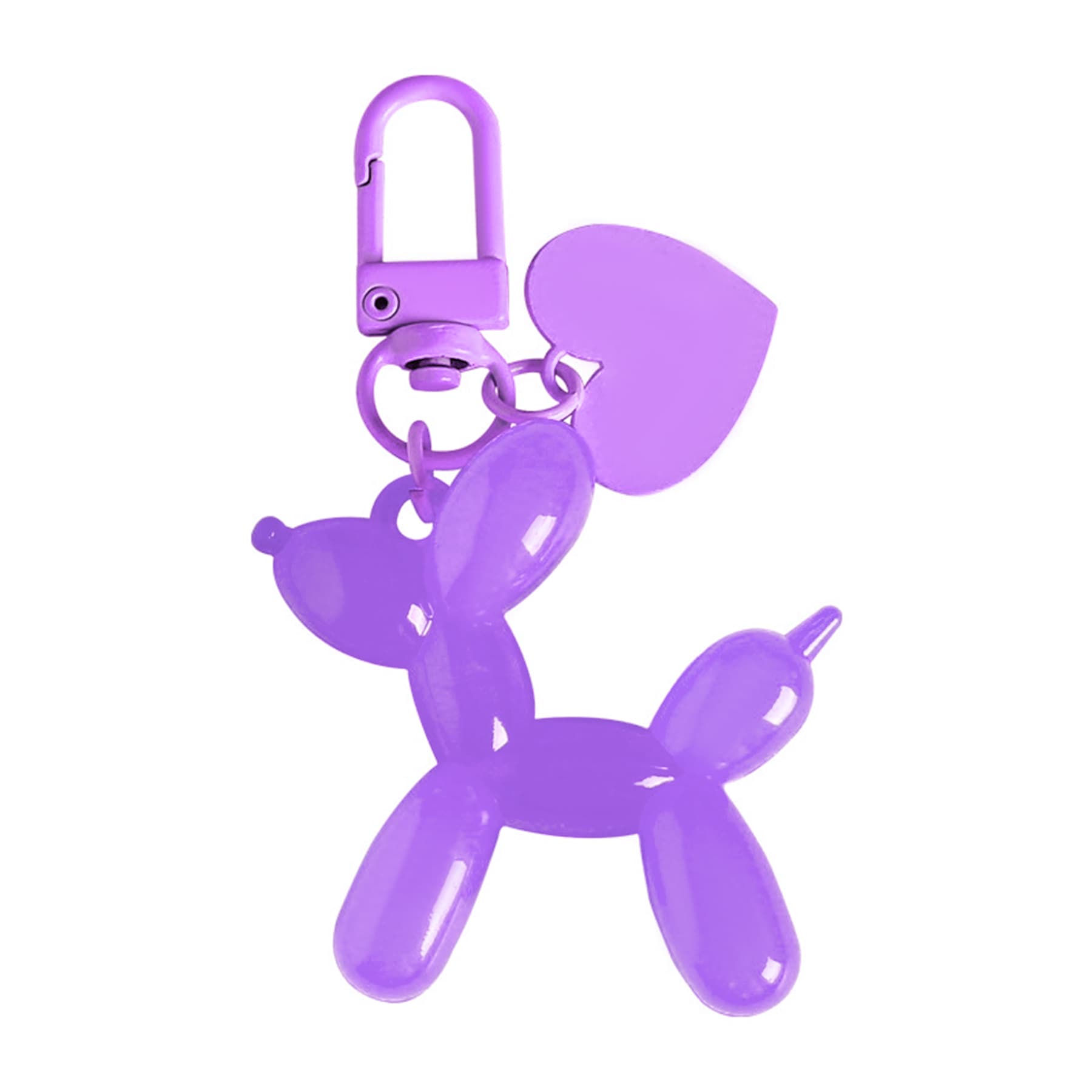 Jelly Balloon Dog Keychain
