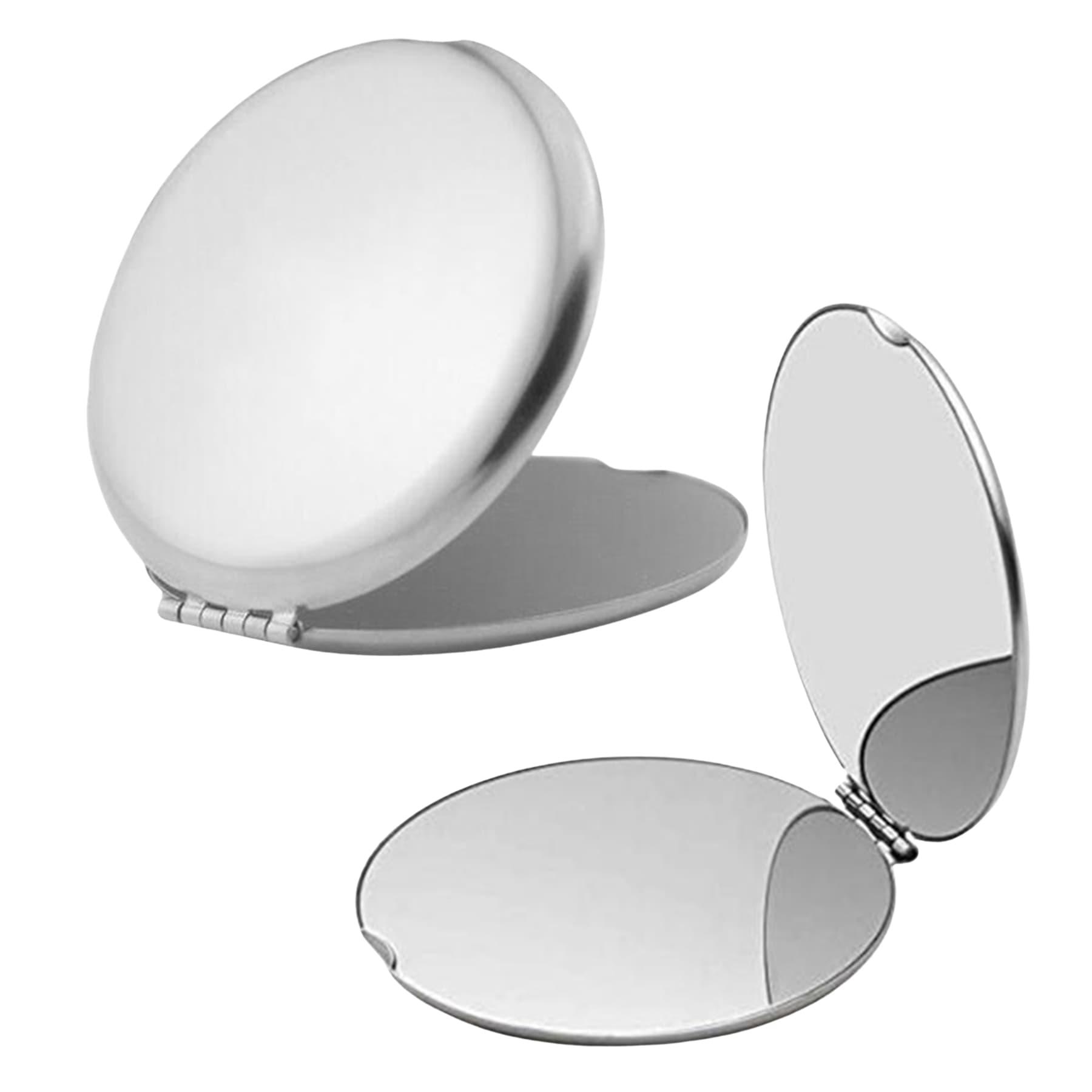 Stainless Steel Pocket Makeup Mirror