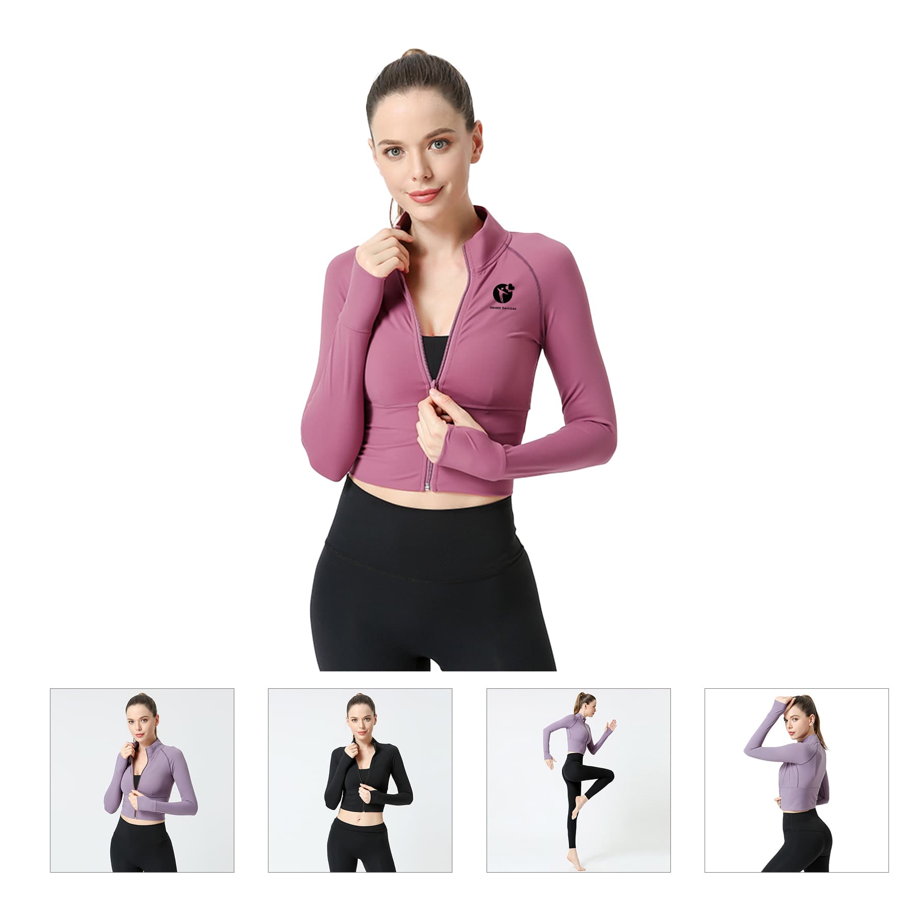 Long Sleeve Yoga Workout Tops