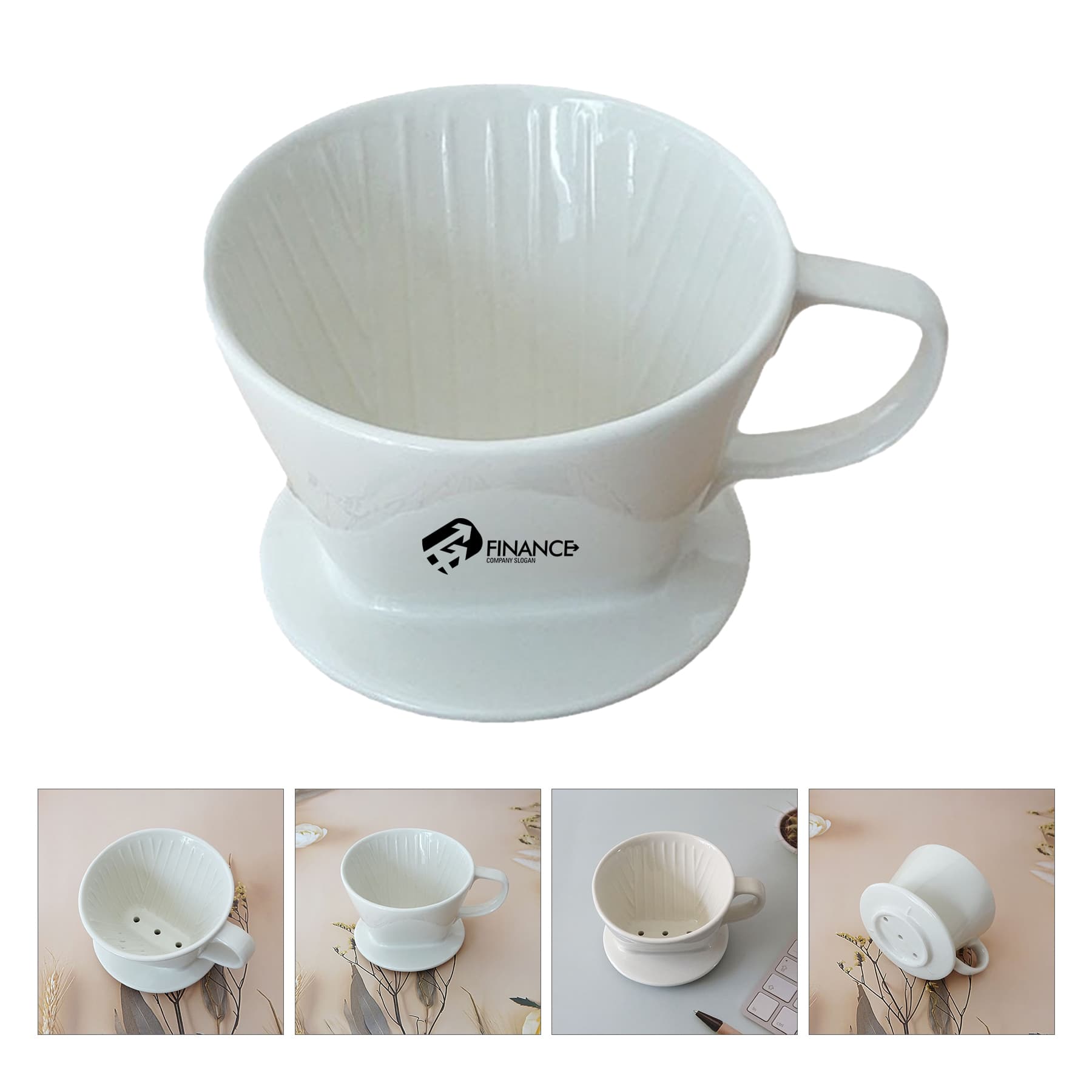 Ceramic Coffee Filter Cup Hand Held Dripper